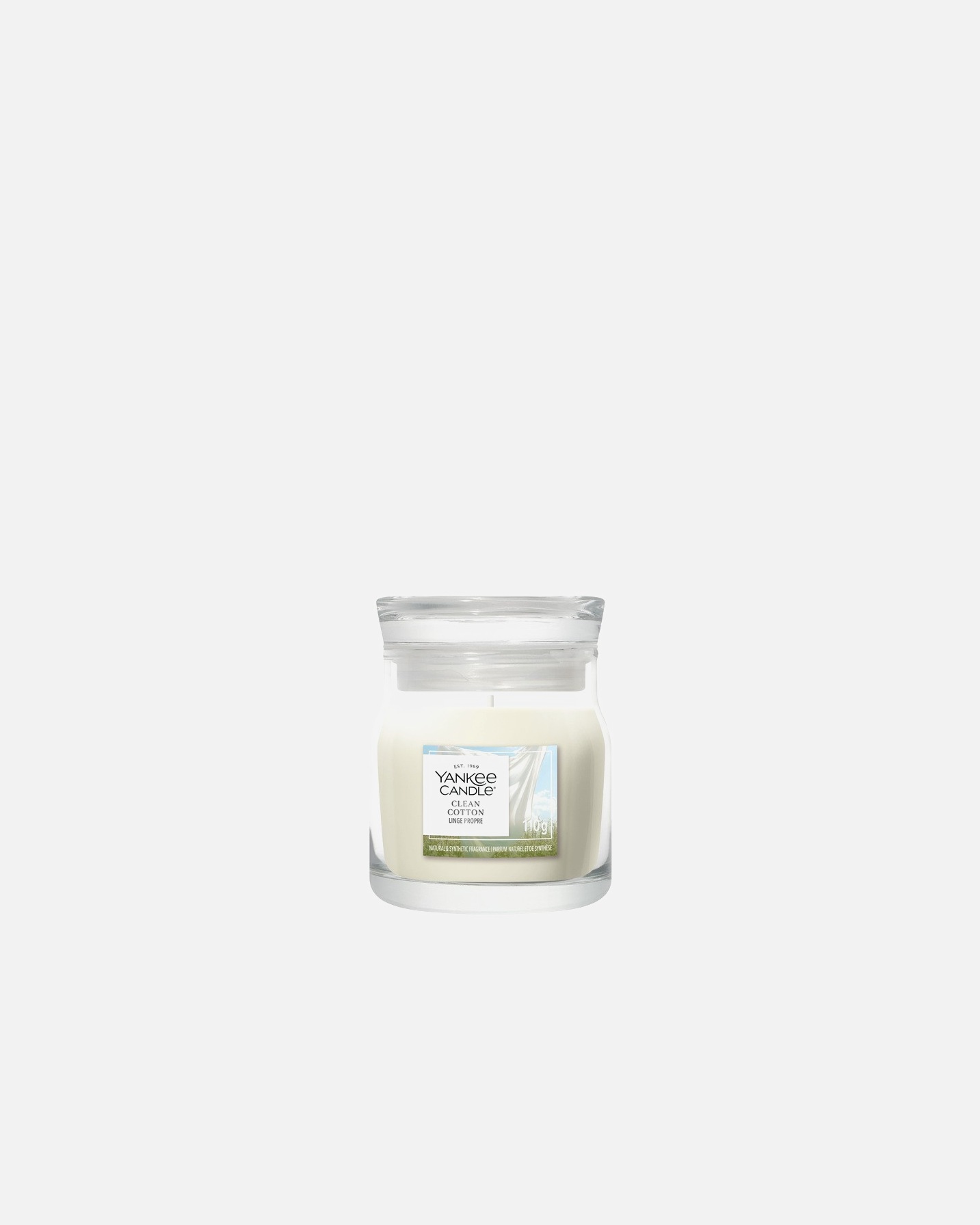 Kerze für Unisex YANKEE CANDLE Clean Cotton 110 g