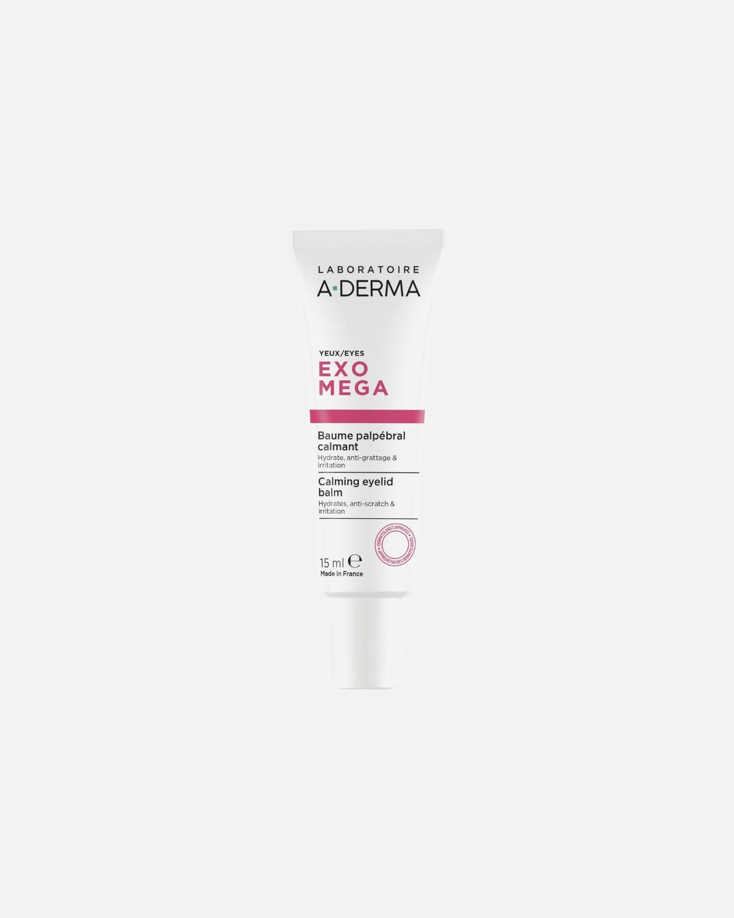 Gesichtsbalsam für Unisex A-DERMA Exomega Beruhigender Palpebral-Balsam 15 ml