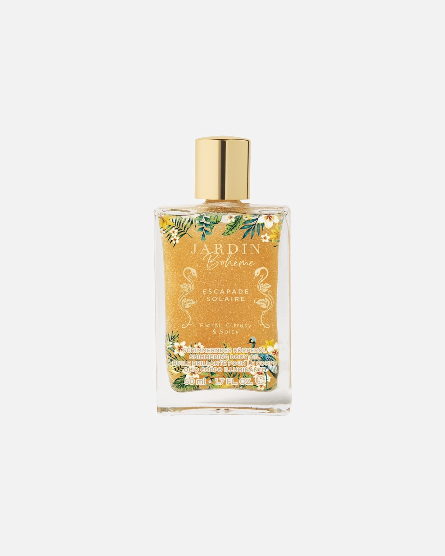 Körperöl für Weiblich Jardin Bohème Escapade Shimmer 50 ml