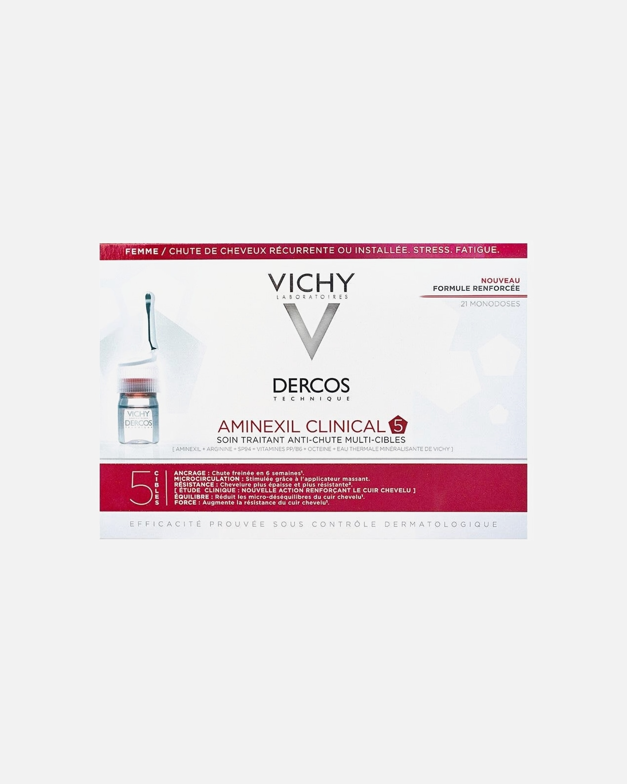 Haarkur für Weiblich Vichy Dercos Aminexil Clinical 5 Women 1 Stück