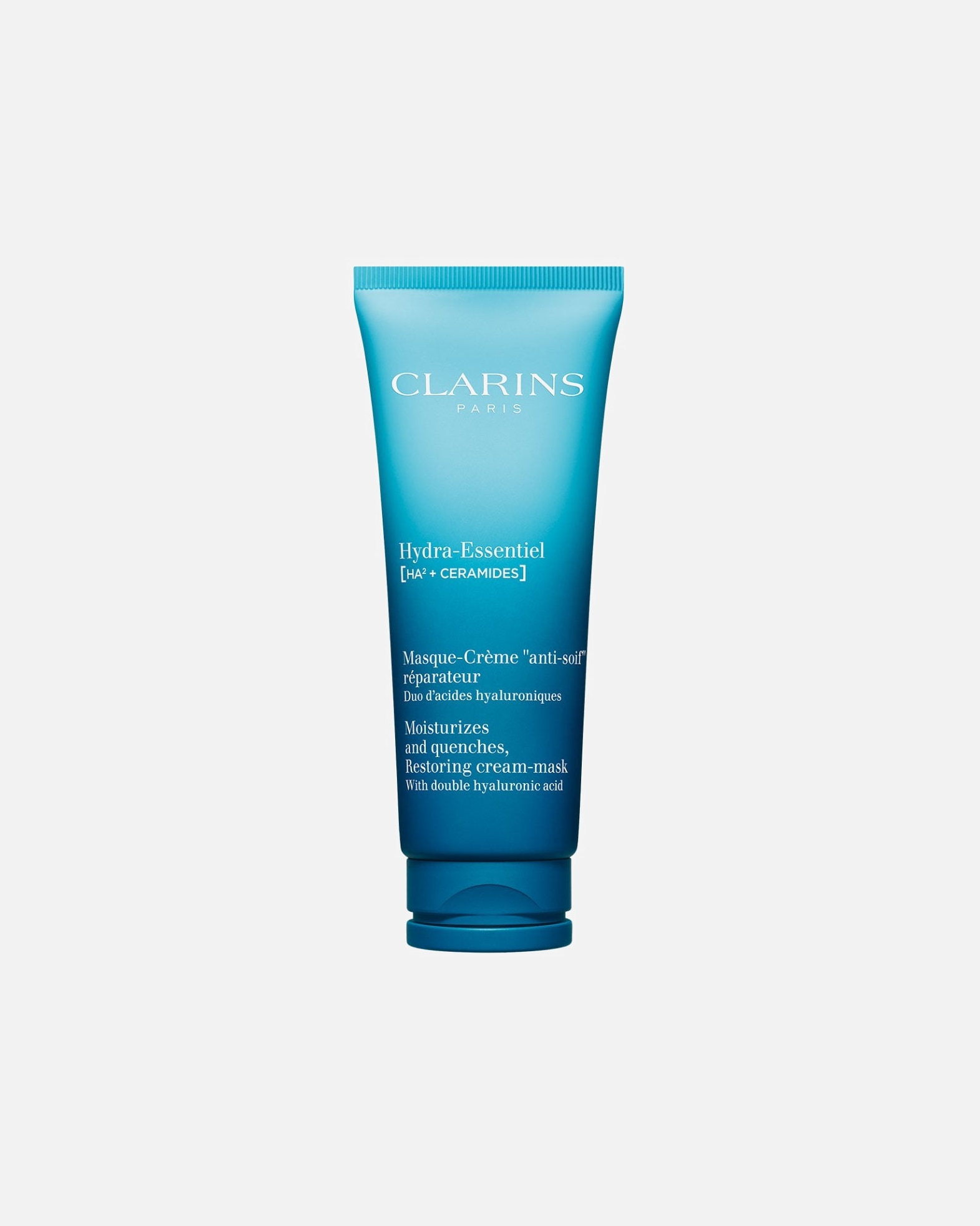 Feuchtigkeitsmaske für Unisex Clarins Hydra-Essentiel HA² Masque-Crème anti-soif réparateur 75 ml