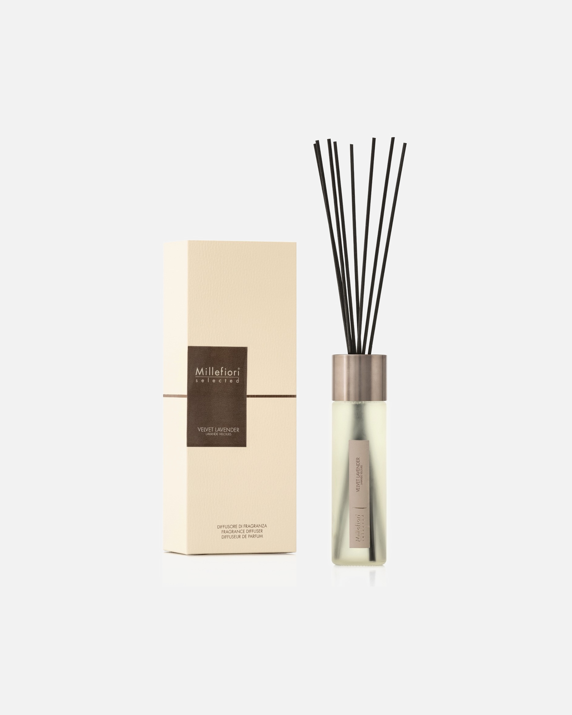 Raumduft für Unisex Millefiori MILANO selected Reed Diffuser Velvet Lavender 350 ml