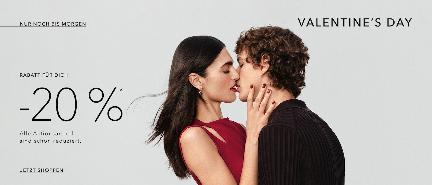 Enjoy Valentine's Day with a special discount: Get 20% off on all sale items, but only until tomorrow! Shop now.