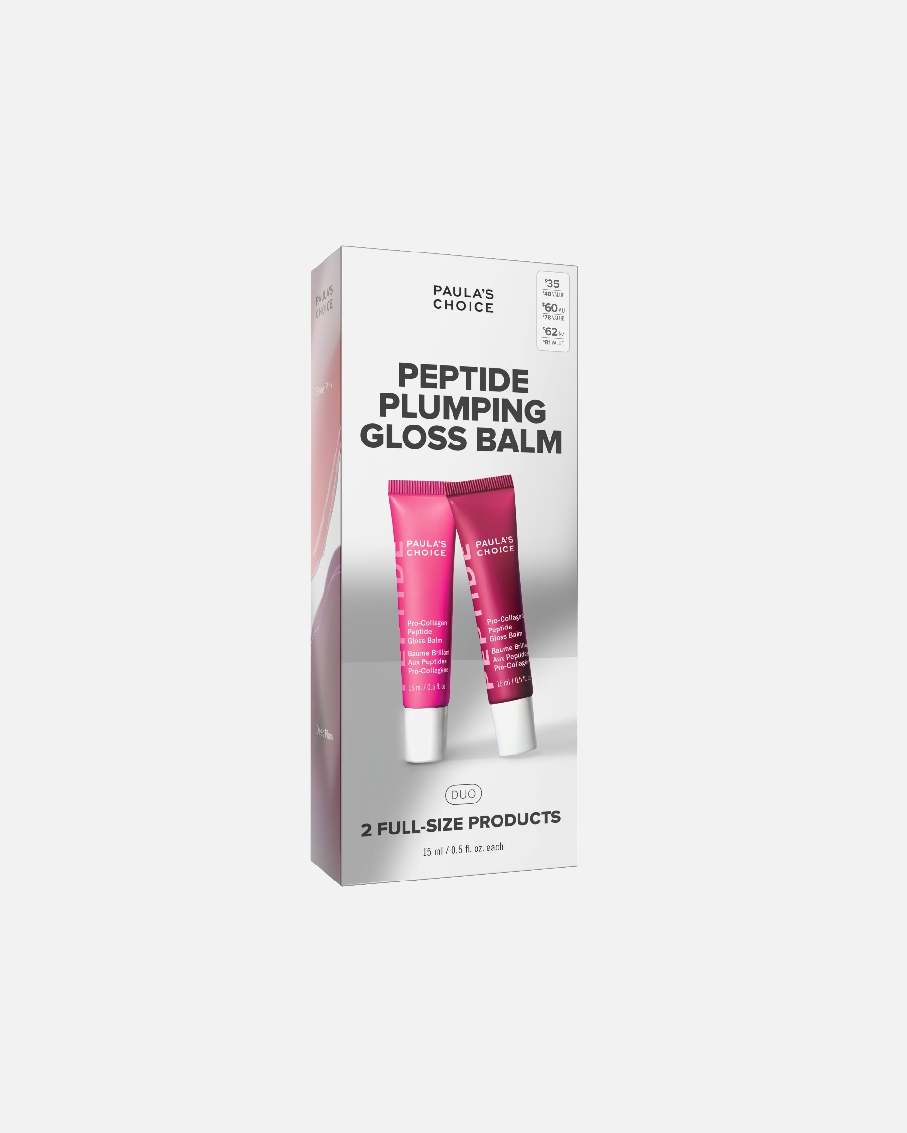 Lippen Make-up Set für Unisex Paula's Choice Peptide Gloss Balm Duo 1 Stück