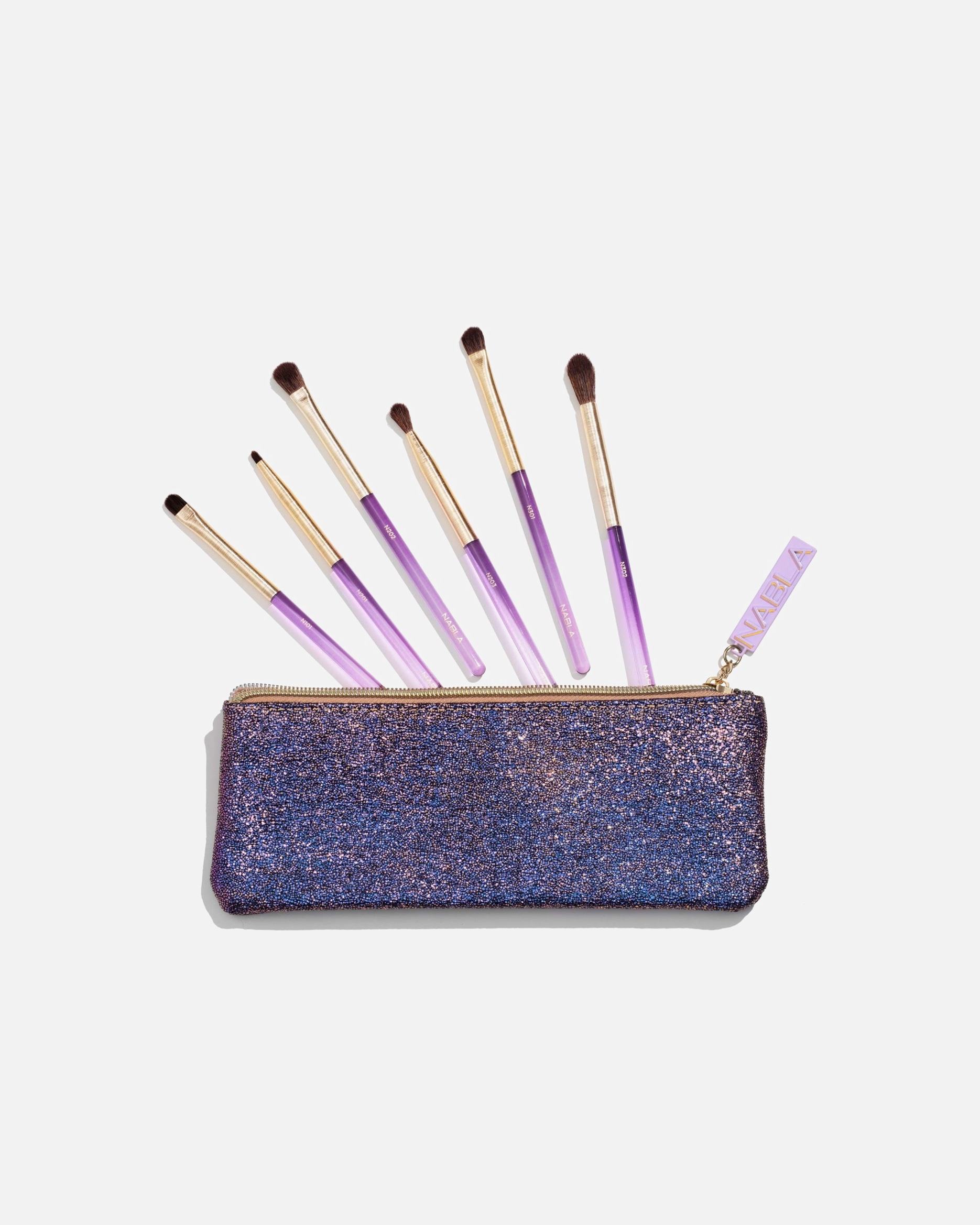 Pinselset für Unisex NABLA Default Brand Line Amethyst Detail Eye Brush Set 1 Stück
