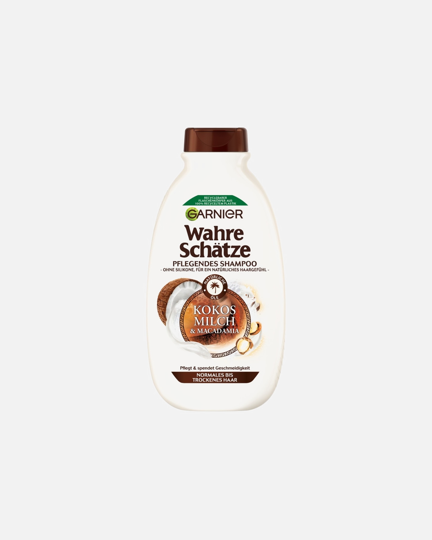 Shampoo für Unisex Garnier Wahre Schätze Kokosmilch & Macadamia 300 ml