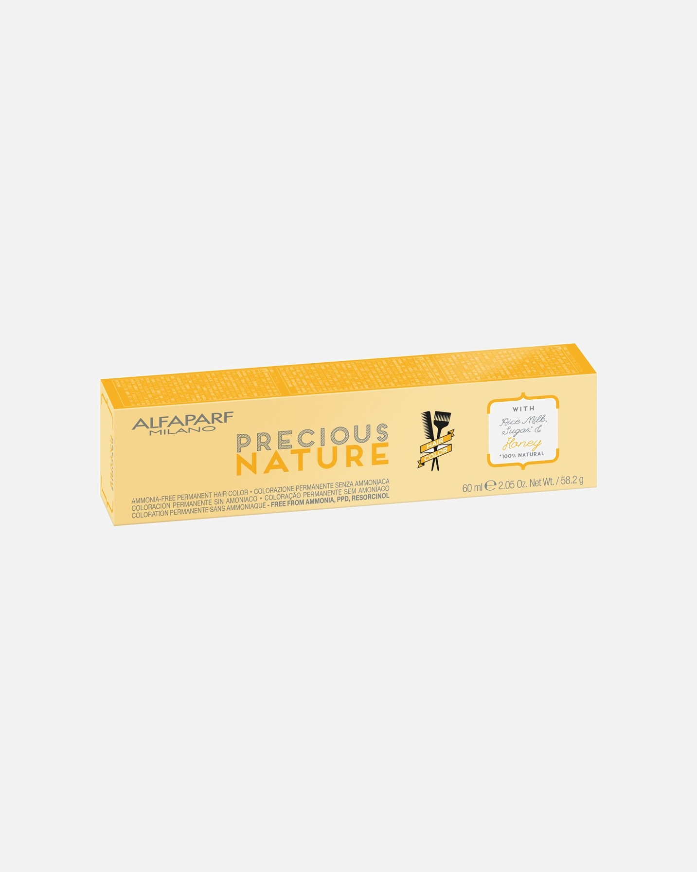 Haarfarbe für Unisex ALFAPARF MILANO Precious Nature Hair Color Blondtöne 7.13