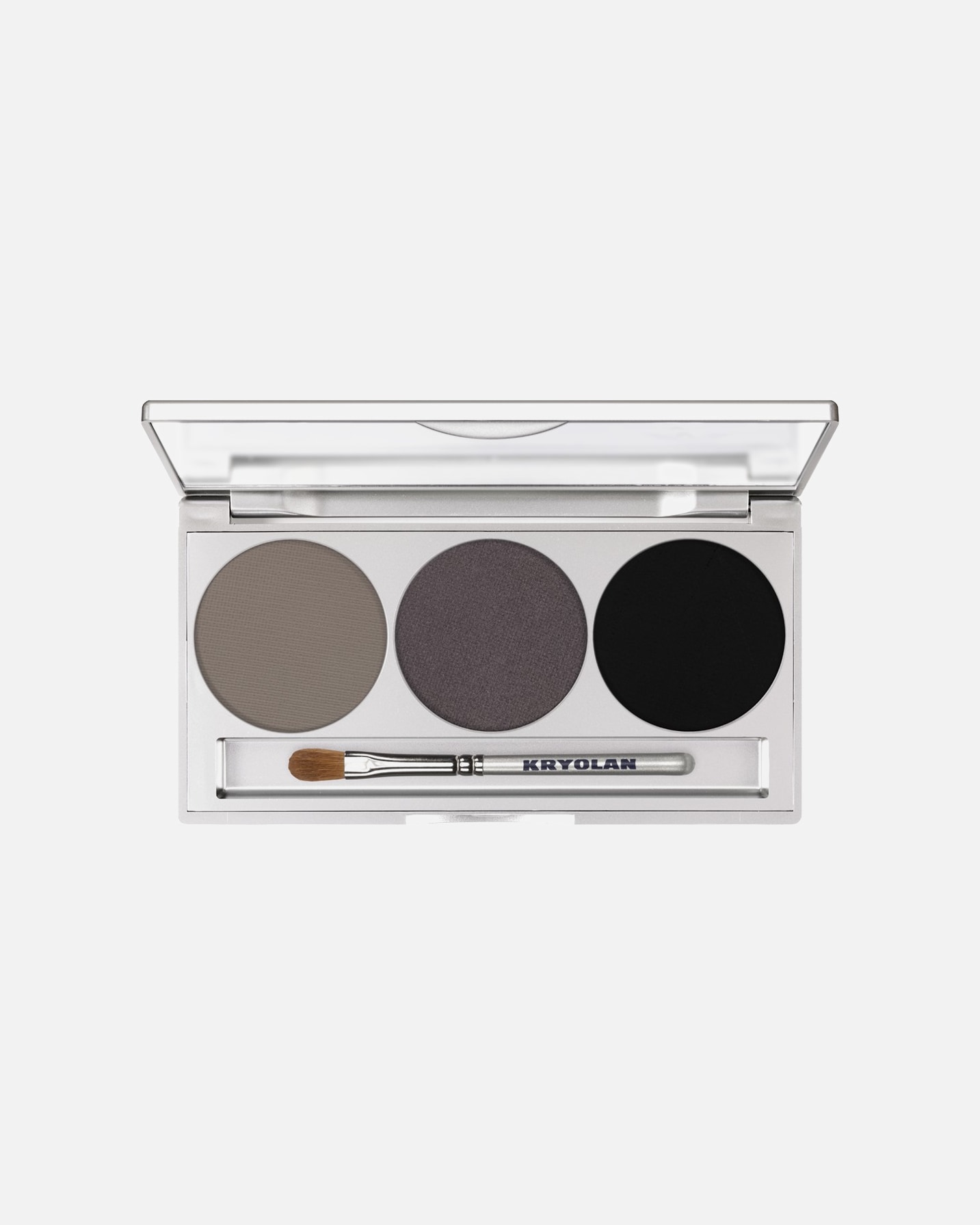 Lidschatten für Unisex Kryolan Eye Shadow Smokey Trio SMOKEY GREY