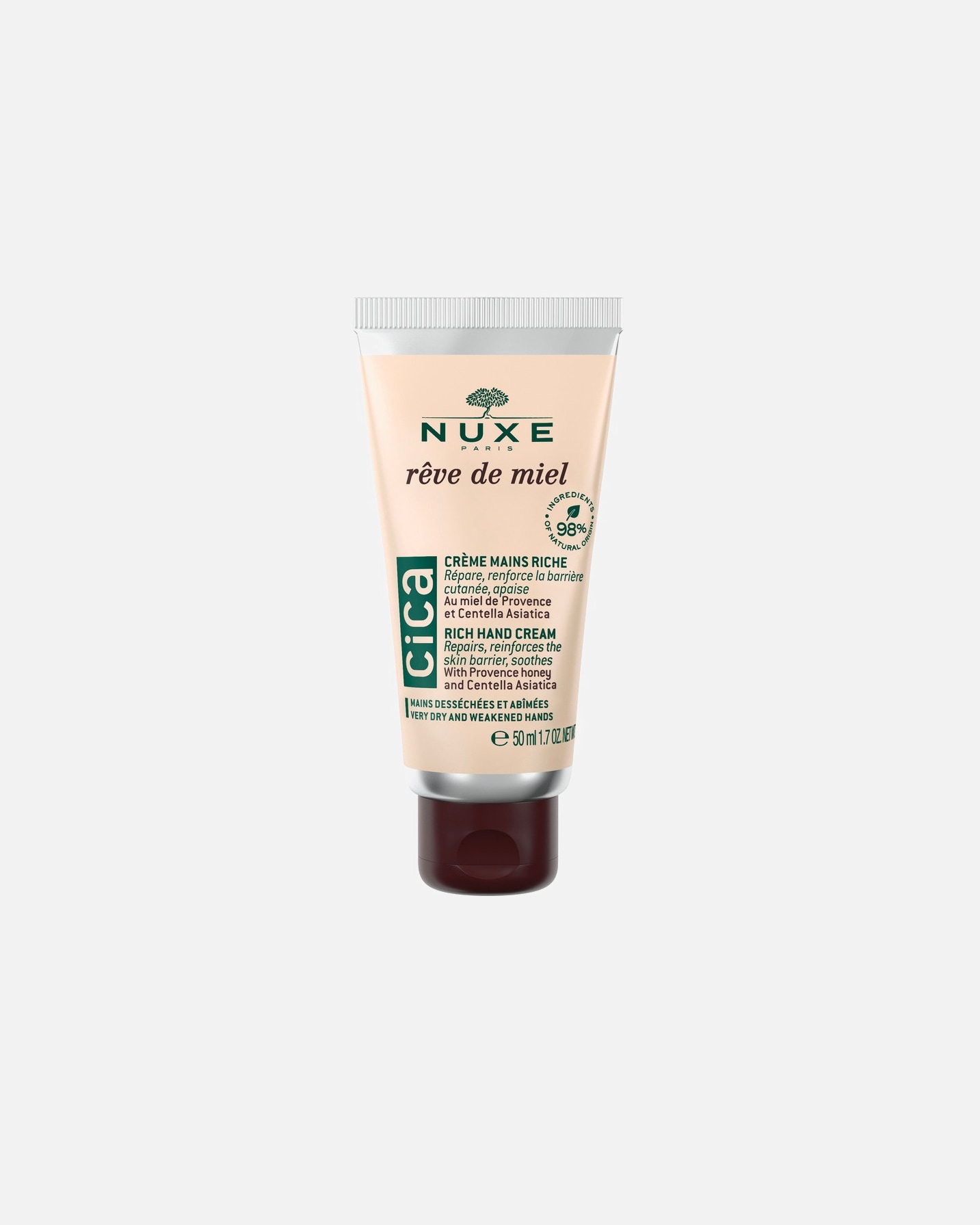 Handcreme für Unisex NUXE Rêve de Miel® CICA Creme Reichhaltige 50 ml