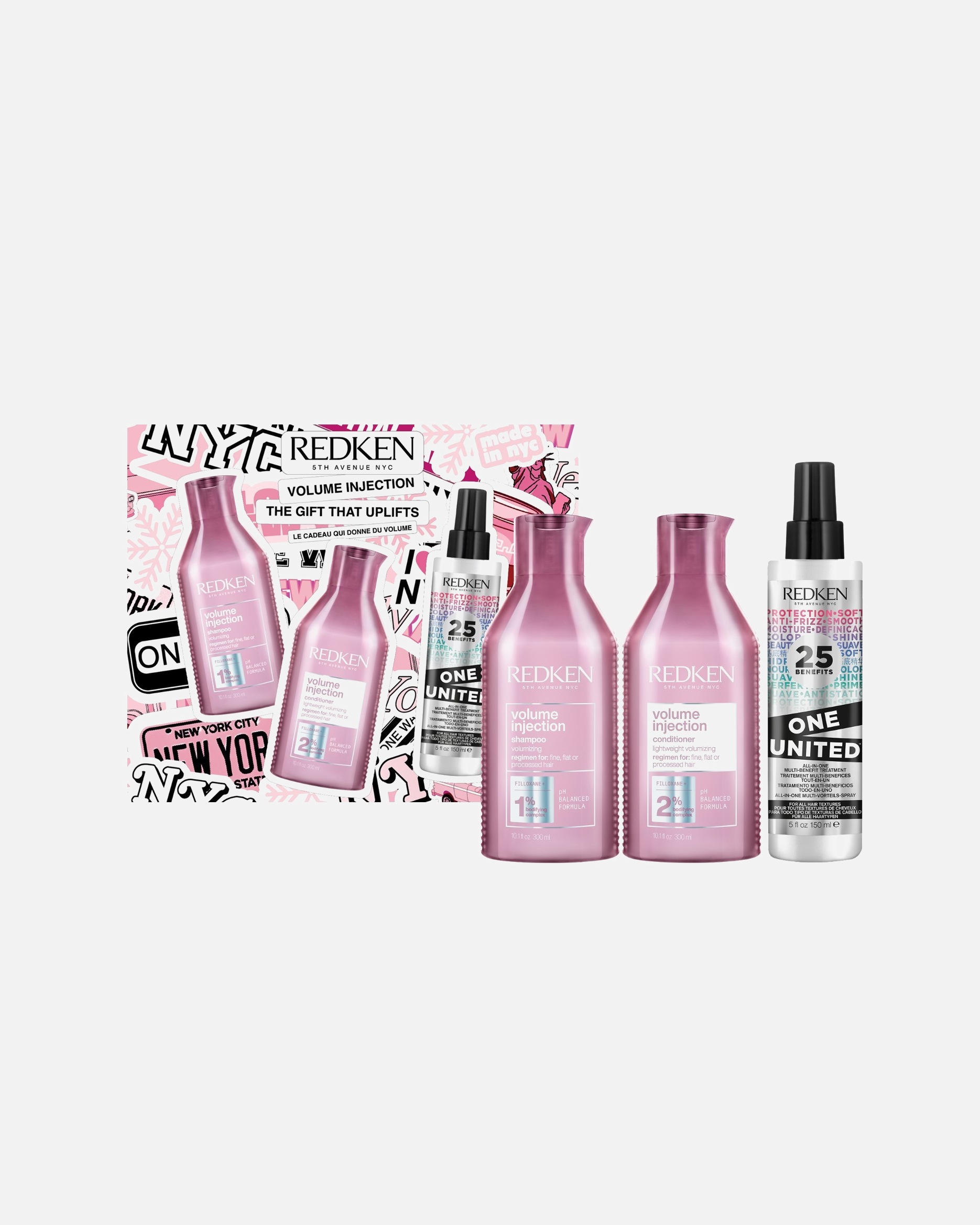 Haarpflegeset für Weiblich Redken Volume Injection X-Mas Set 2025 1 Stück