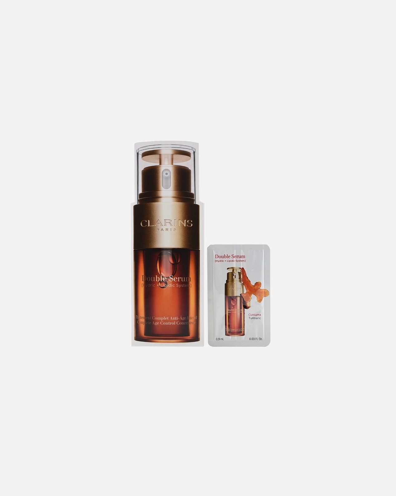 Gesichtskur für Unisex Clarins Clarins 'Double Serum Hydric + Lipidic System' (0,9ml)