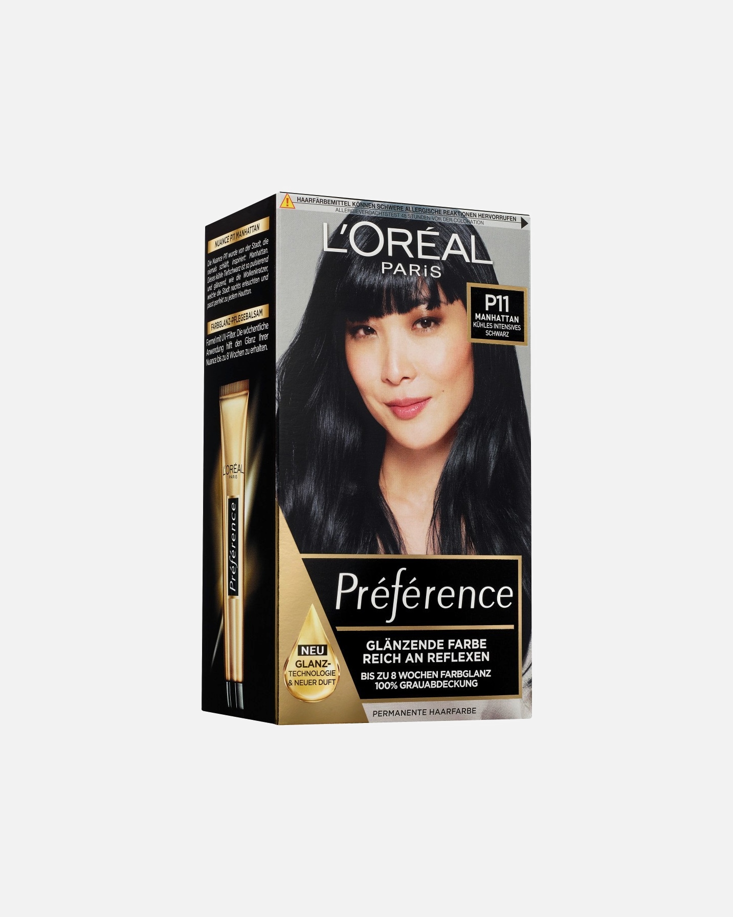 Haarfarbe für Unisex L’Oréal Paris Preference P11 - KÜHLES INTENSIVES SCHWARZ