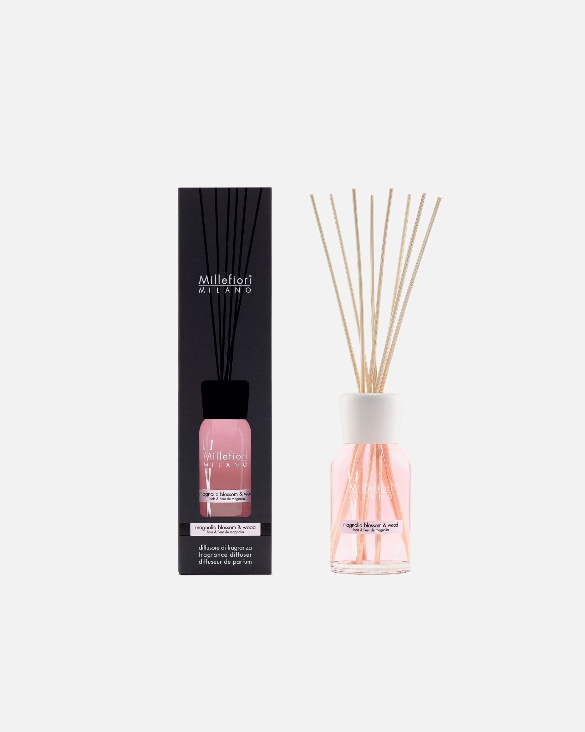 Raumduft für Unisex Millefiori MILANO Reed Diffuser Magnolia Blossom & Wood 250 ml