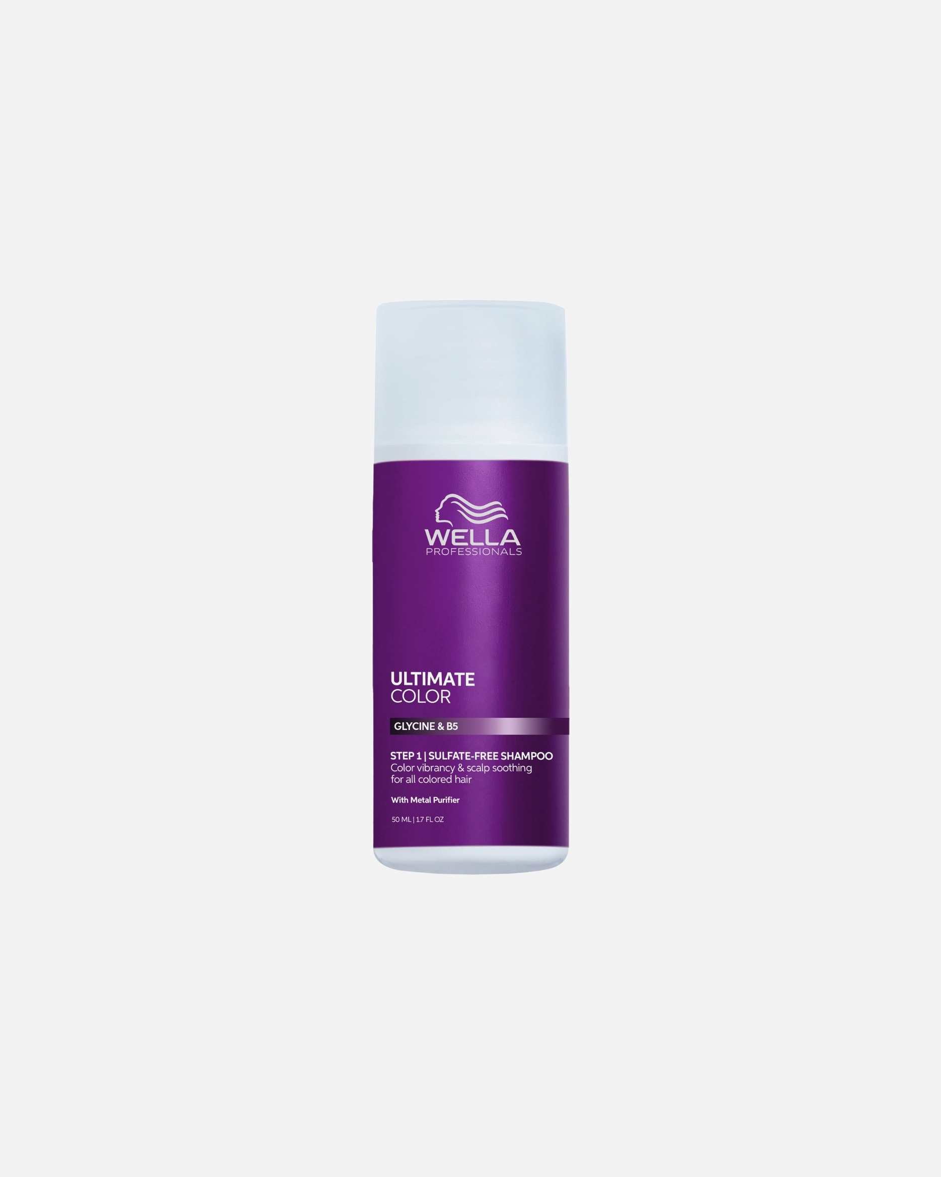 Shampoo für Unisex Wella Ultimate Color Step 1 | Sulfatfrei, mit Glycine & B5 50 ml