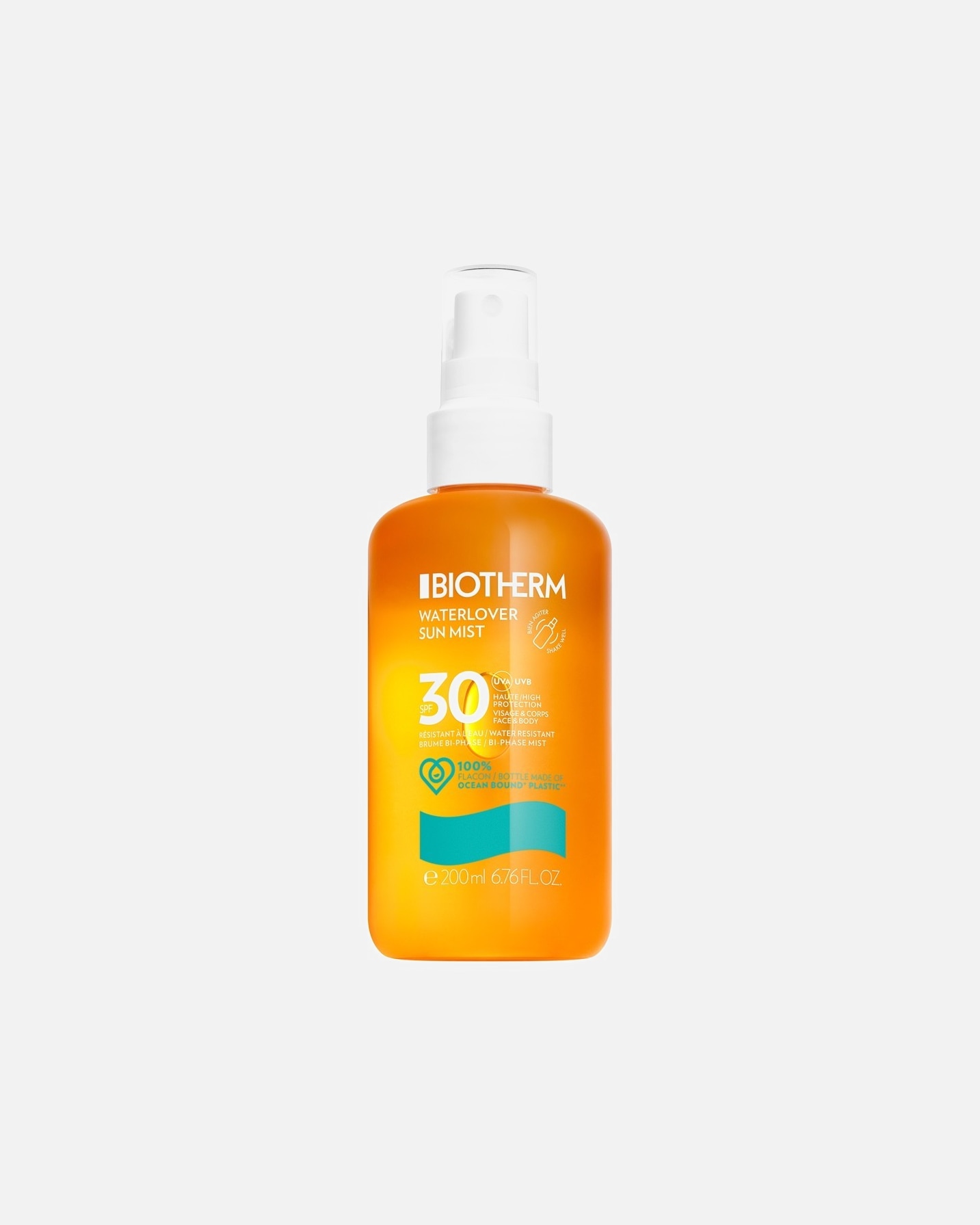 Sonnencreme für Unisex Biotherm Water Lover Sun Mist SPF 30 200 ml