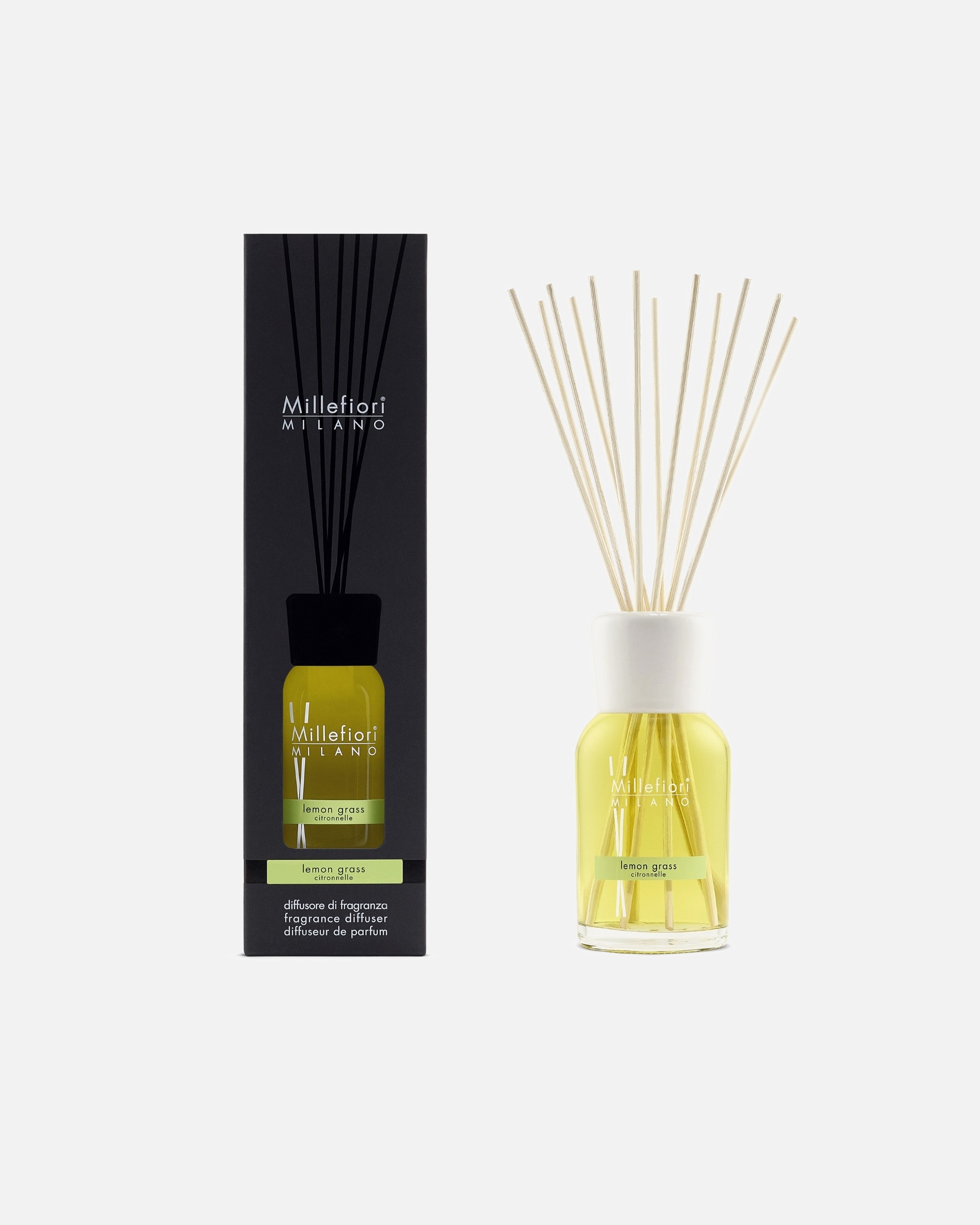 Raumduft für Unisex Millefiori MILANO Reed Diffuser Lemon Grass 500 ml
