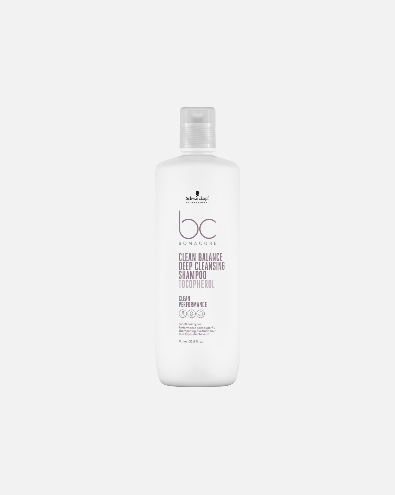 Shampoo für Unisex Schwarzkopf Professional BC BONACURE Clean Balance Clean Balance Deep Cleansing 1000 ml