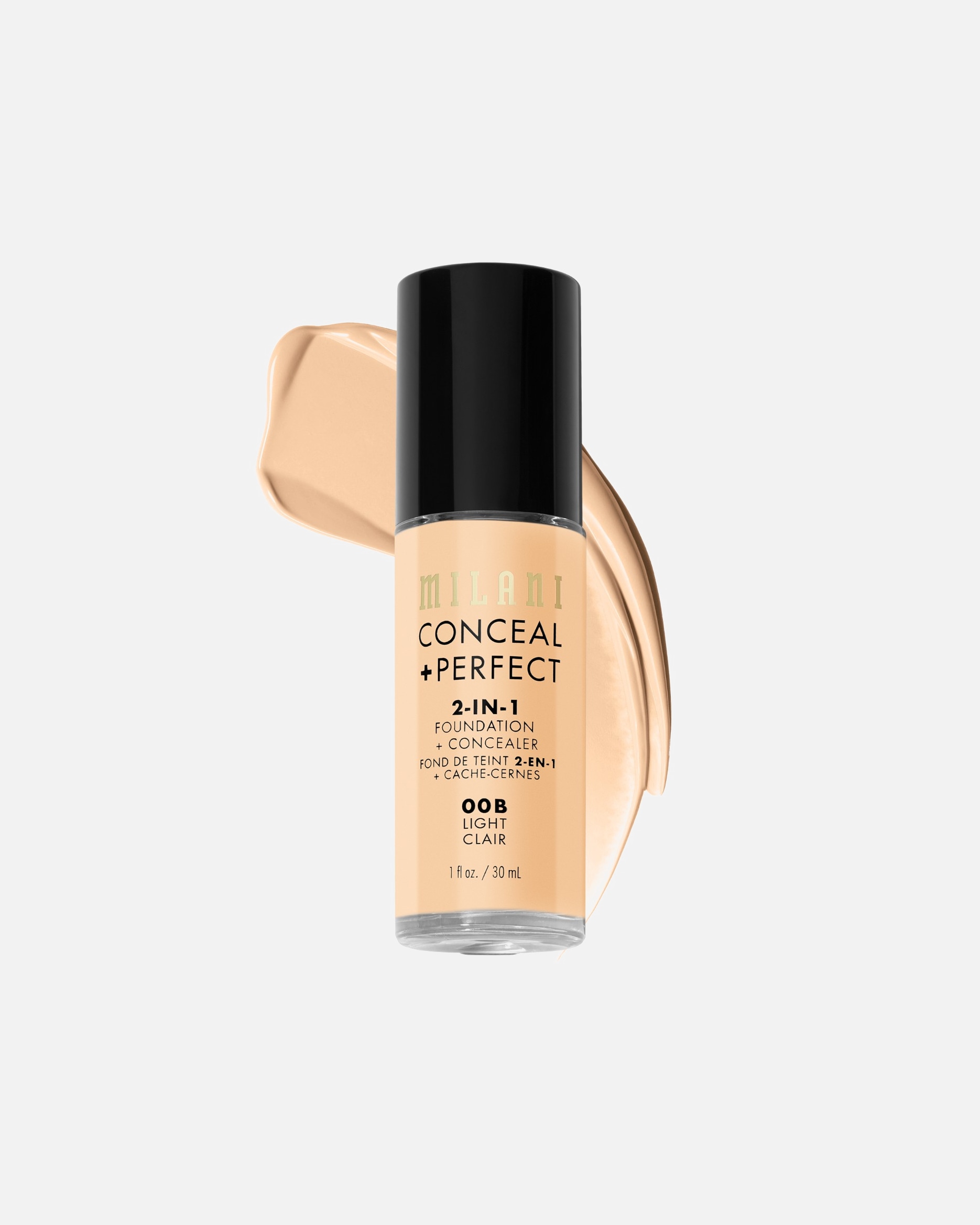 Foundation für Unisex Milani Conceal + Perfect 2in1 Light/ 00b