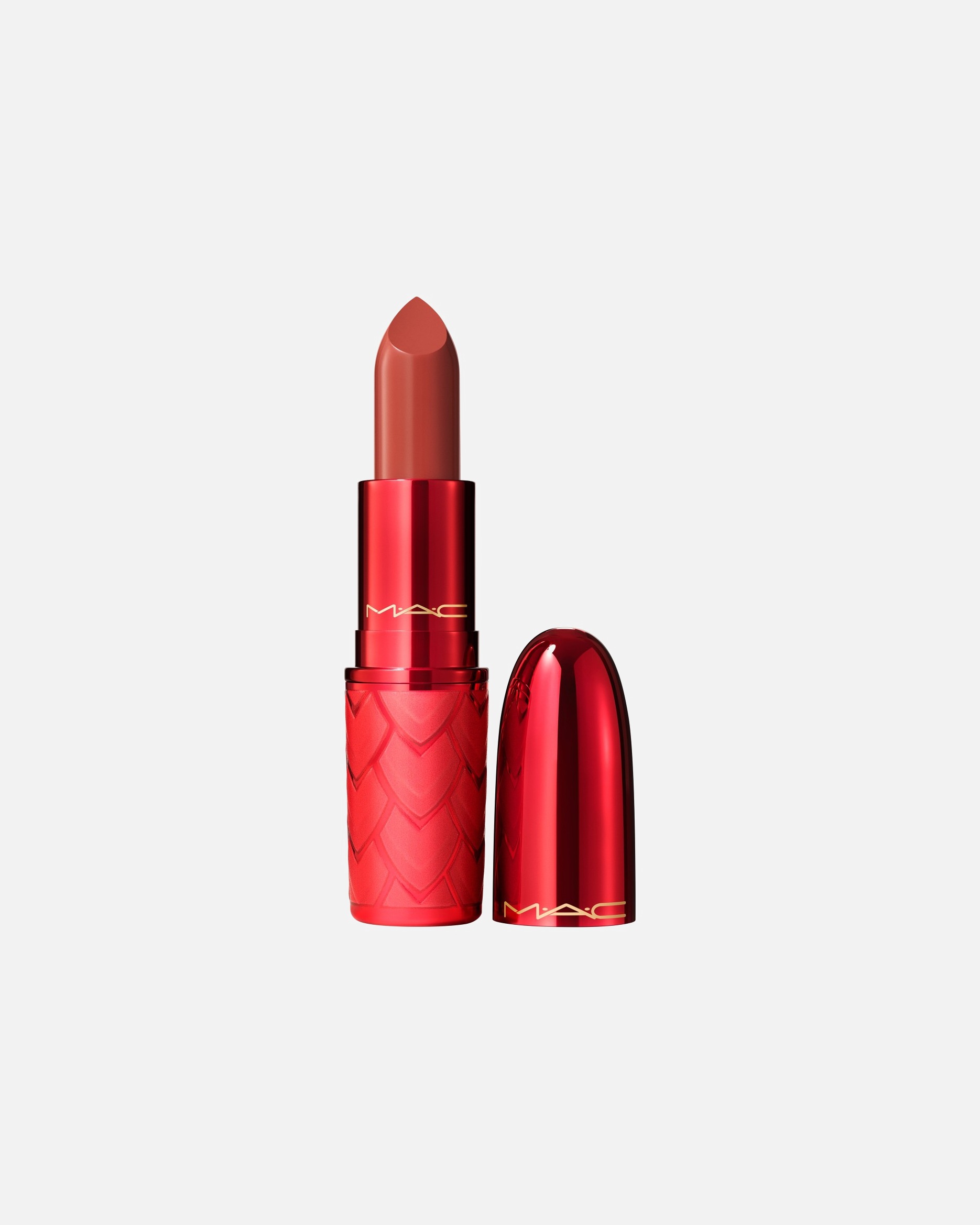 Lippenstift für Weiblich MAC Lovestruck Luck Lustreglass Lipstick SWEETER CINNAMON
