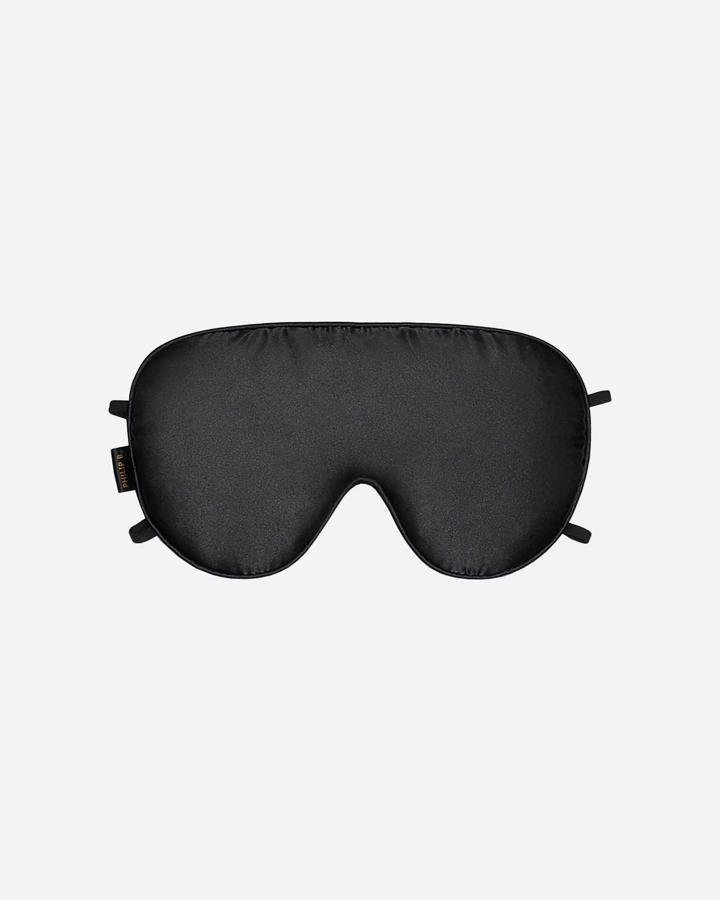 Schlafmaske für Unisex Philip B. Silky Smooth Sleep Mask Black 1 Stück