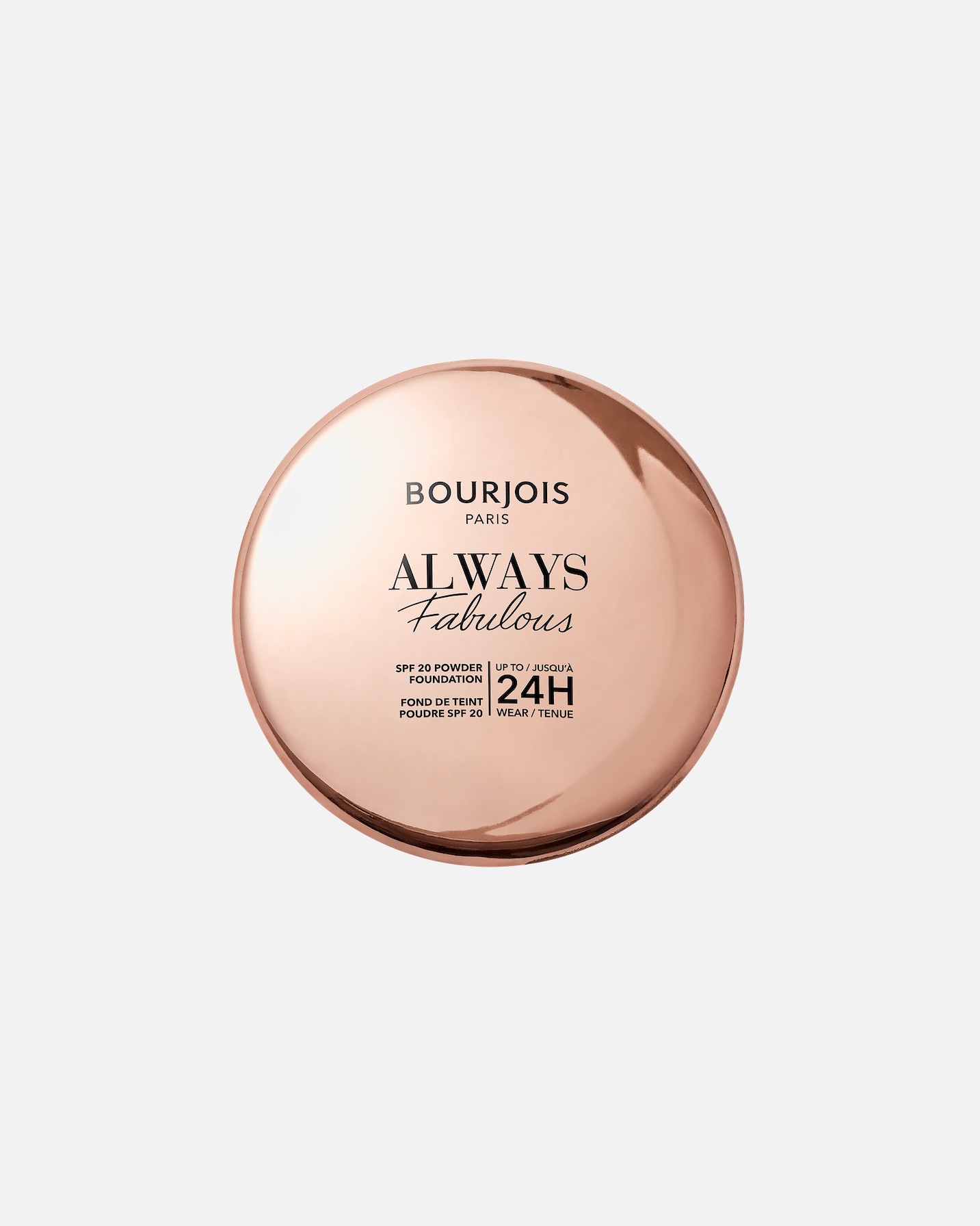 Puder für Weiblich Bourjois Bourjois Always Fabulous matujący ultralekki puder kryjący z filtrem SPF20 nr 125 Ivory, 7g 7 Gramm
