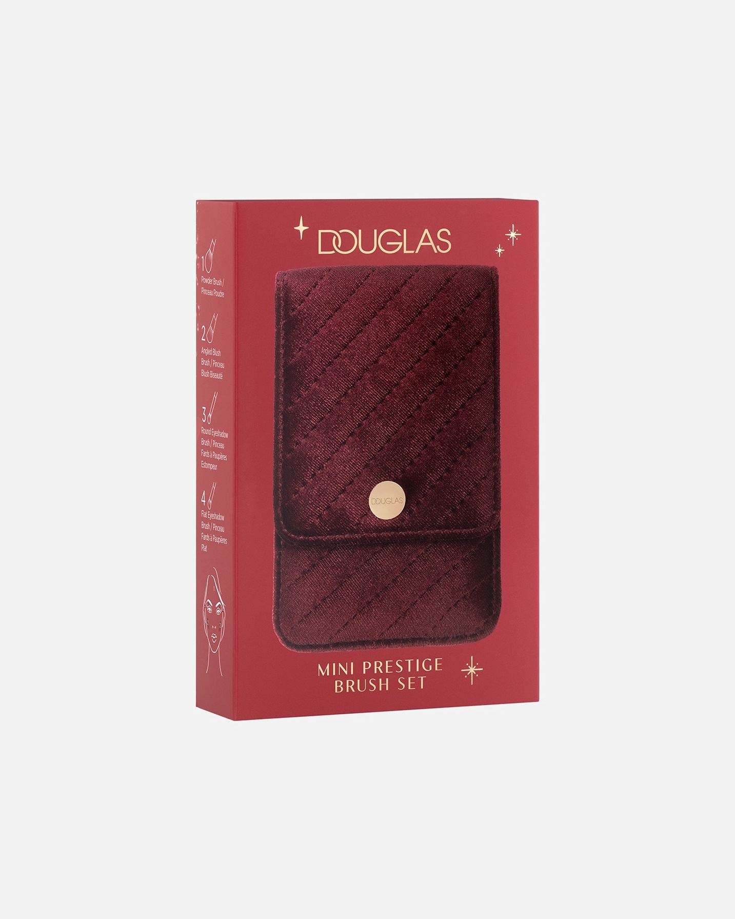 Pinselset für Unisex Douglas Collection Accessoires Mini luxury brush set 1 Stück