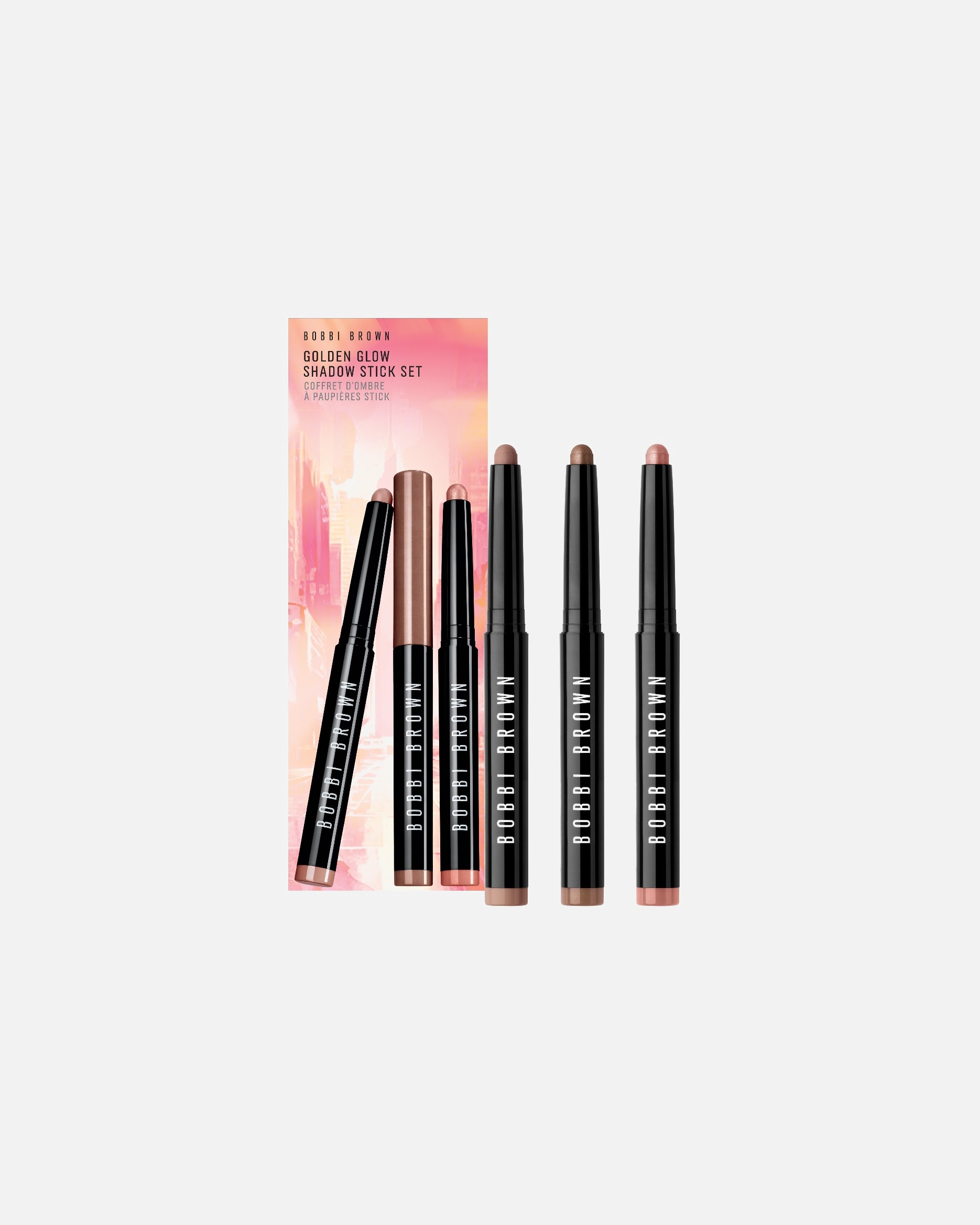 Augen Make-up Set für Unisex Bobbi Brown Long Wear Cream Shadow Stick Trio 1 Stück