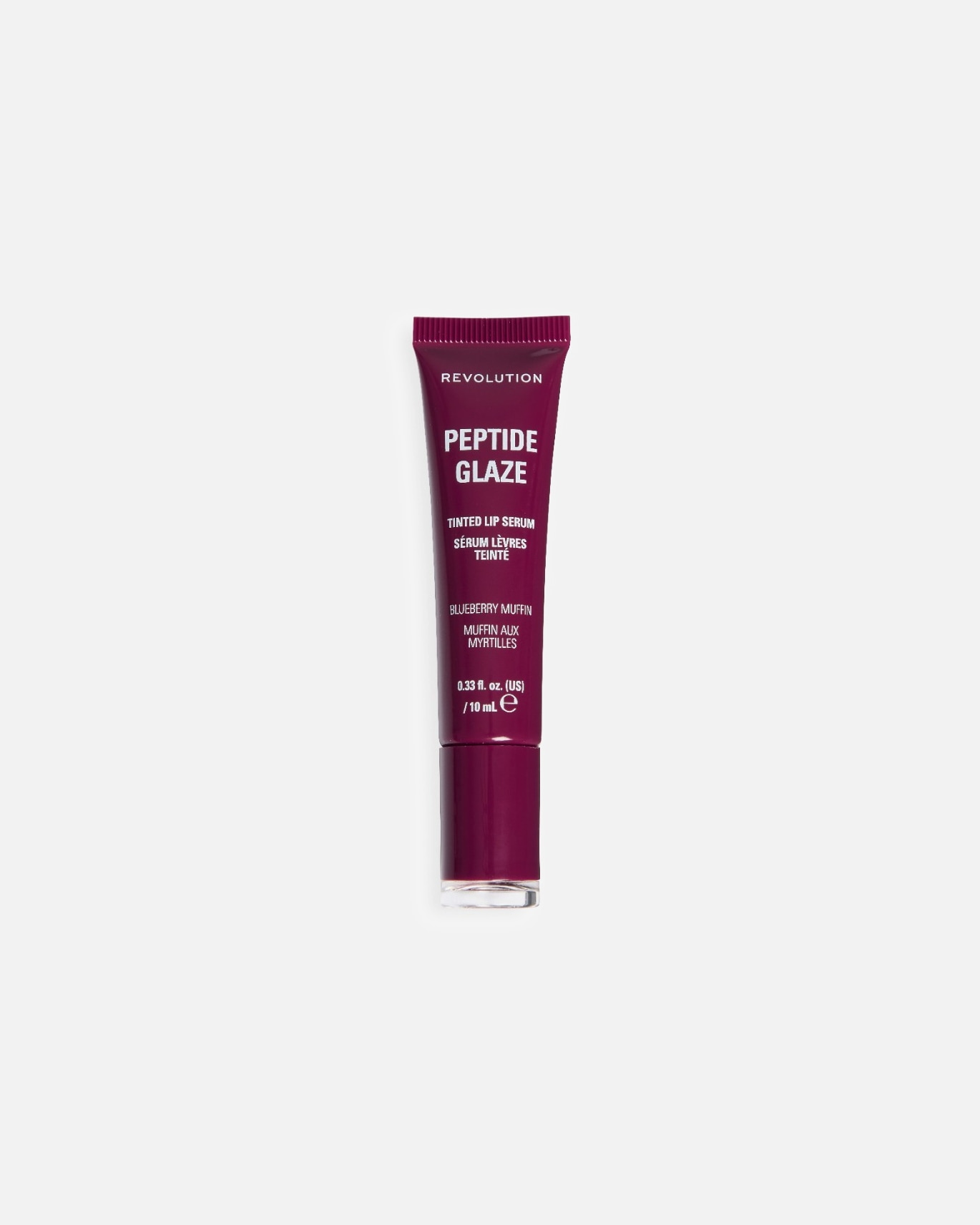 Lipgloss für Unisex REVOLUTION Peptide Glaze Tinted BLUEBERRY MUFFIN