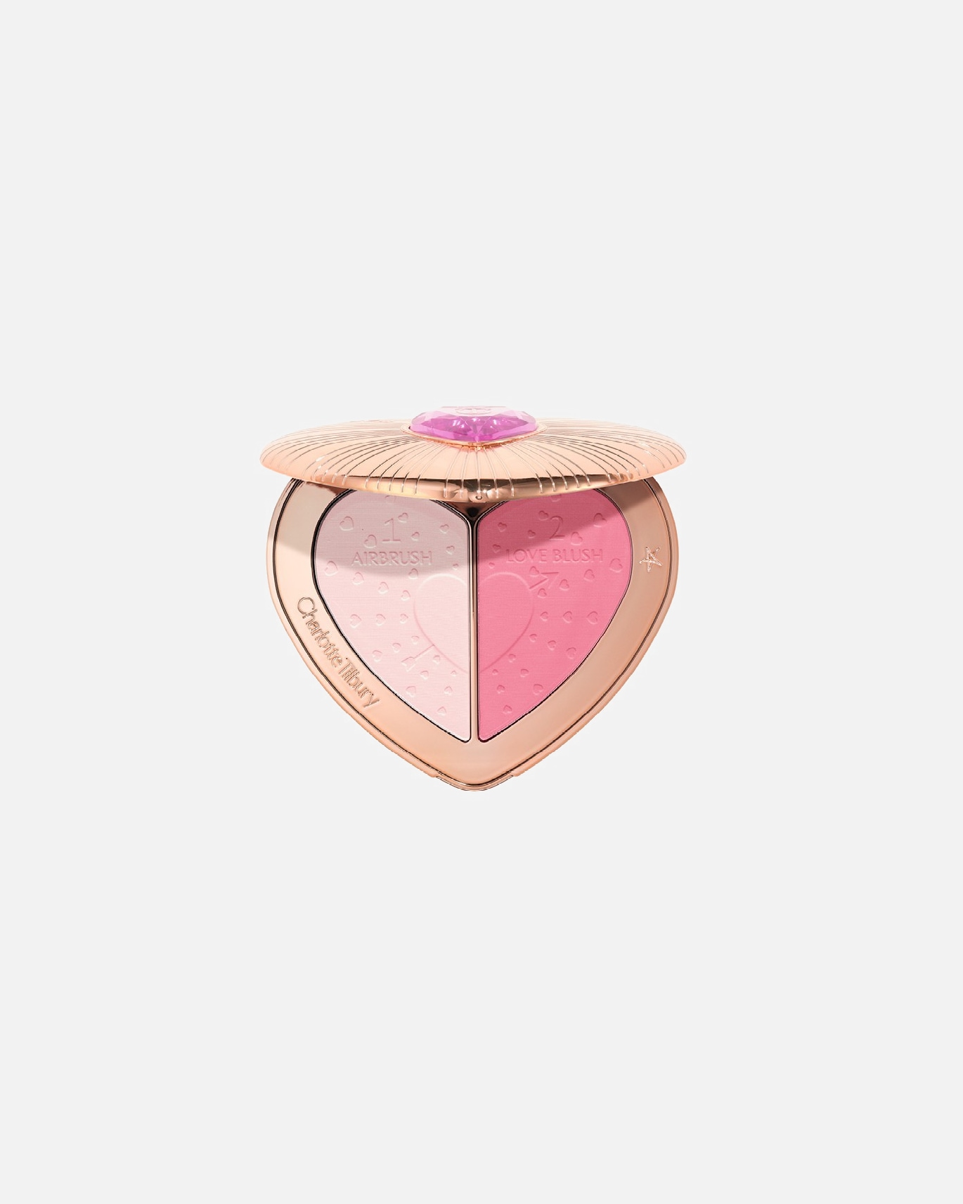 Highlighter für Unisex Charlotte Tilbury LOVE EFFECT BEAUTY SOULMATES PALETTE FLAWLESS PINK