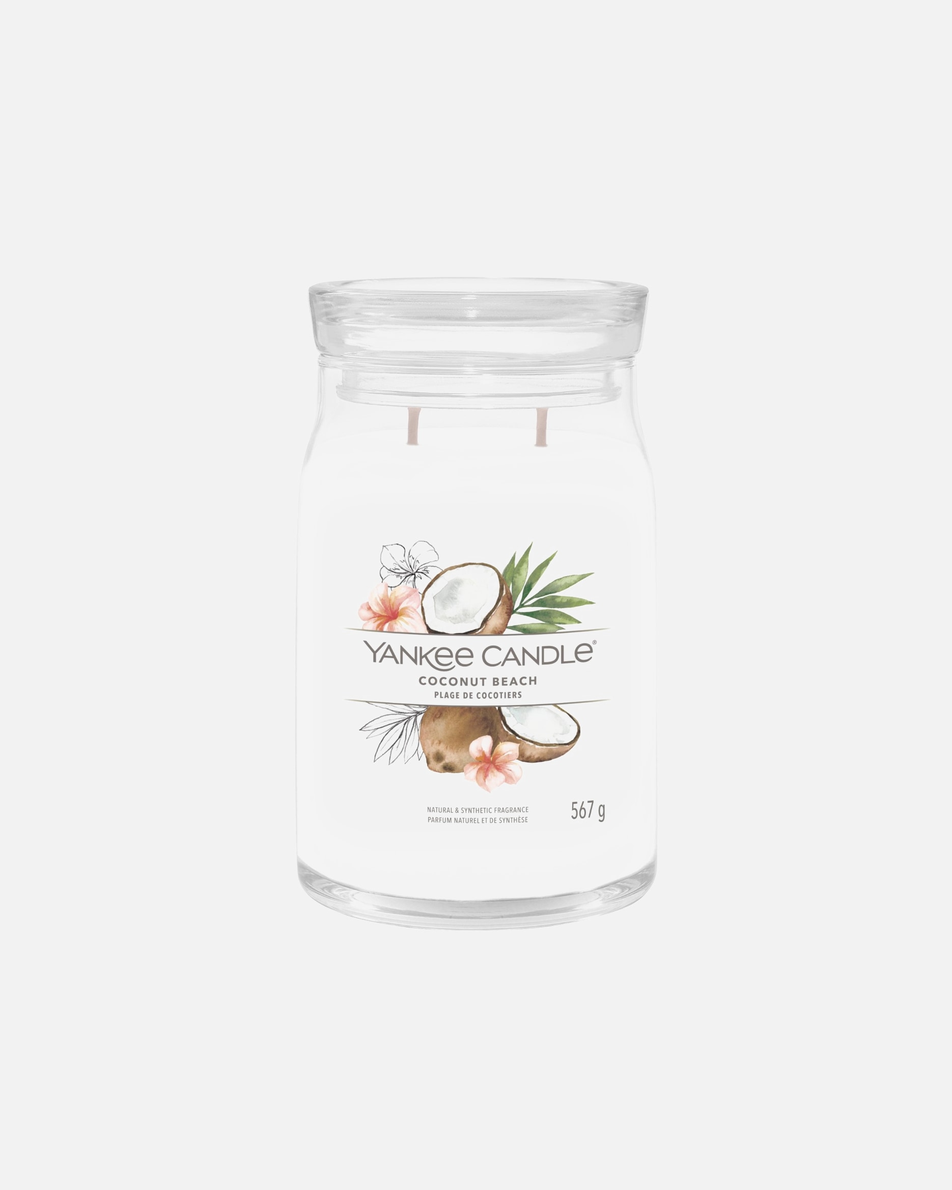 Kerze für Unisex YANKEE CANDLE Coconut Beach 567 g - Signature