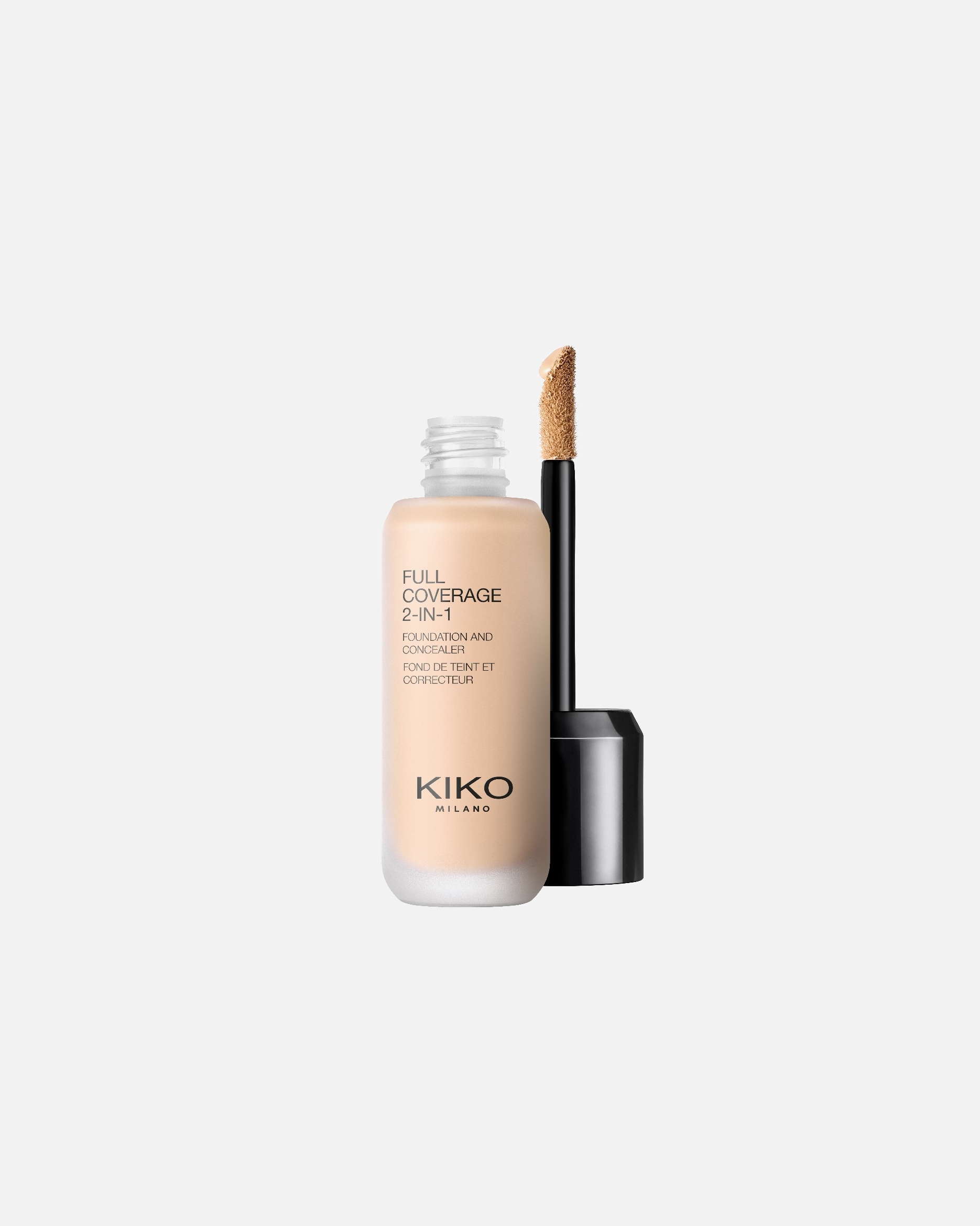Foundation für Weiblich KIKO Milano Default Brand Line Full Coverage 2-In-1 WR10 - WARM ROSE