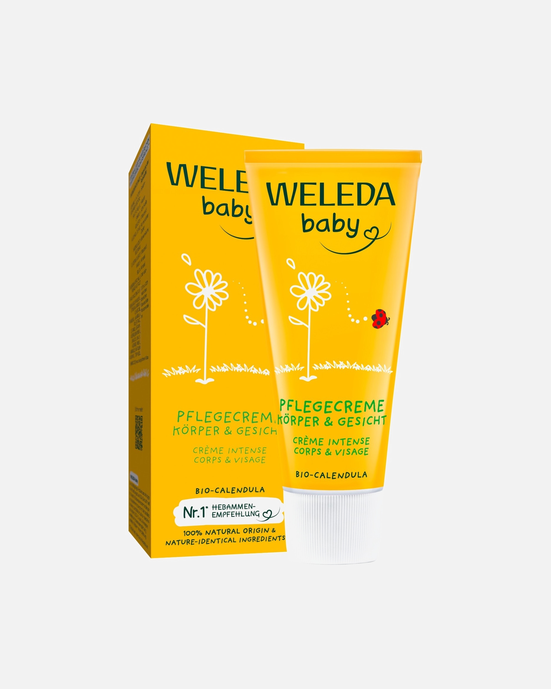 Körpercreme für Unisex Weleda Calendula Pflegecreme Körper & Gesicht 75 ml