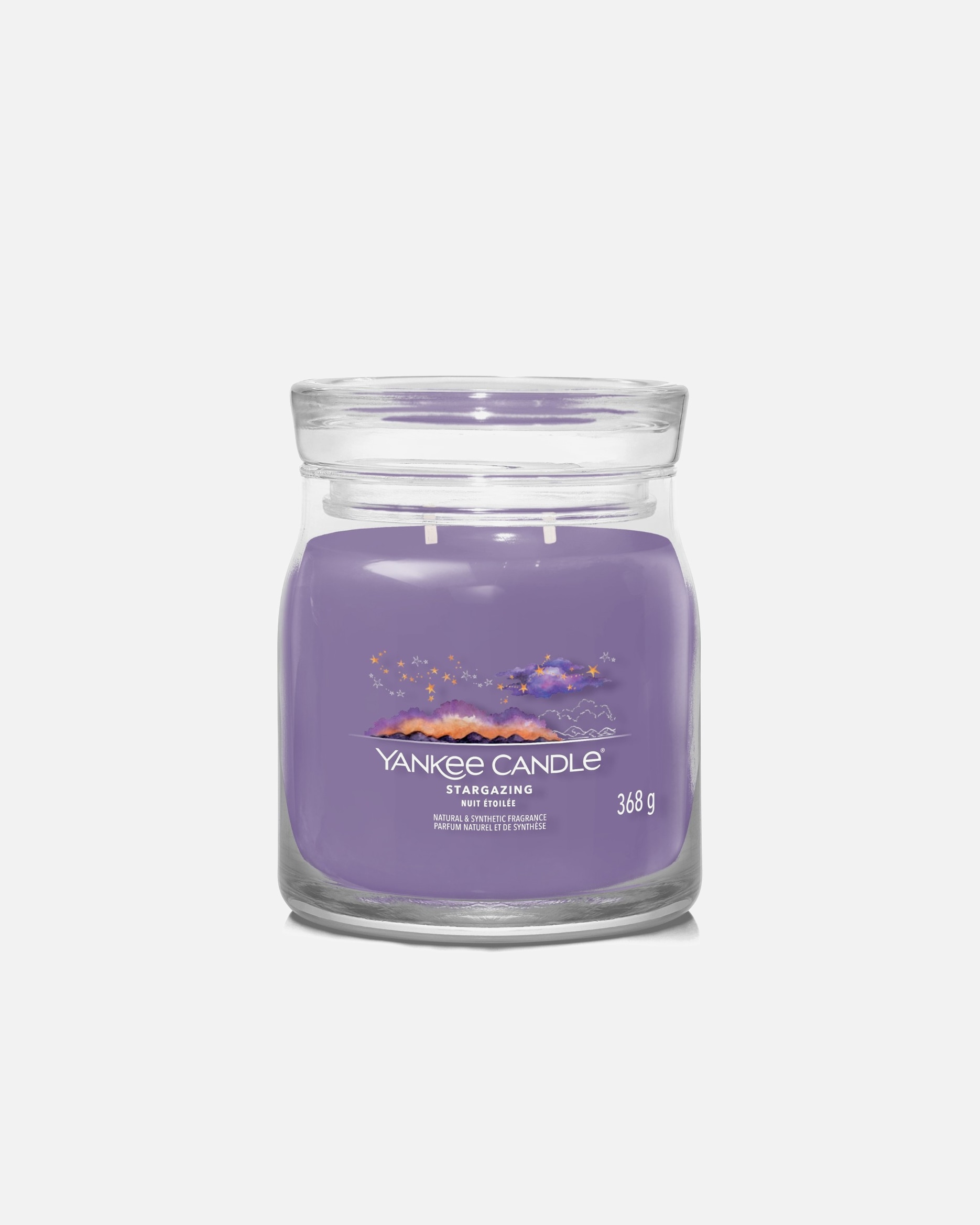 Kerze für Unisex YANKEE CANDLE Yankee Candle Signature Mittleres Glas Stargazing 368 g
