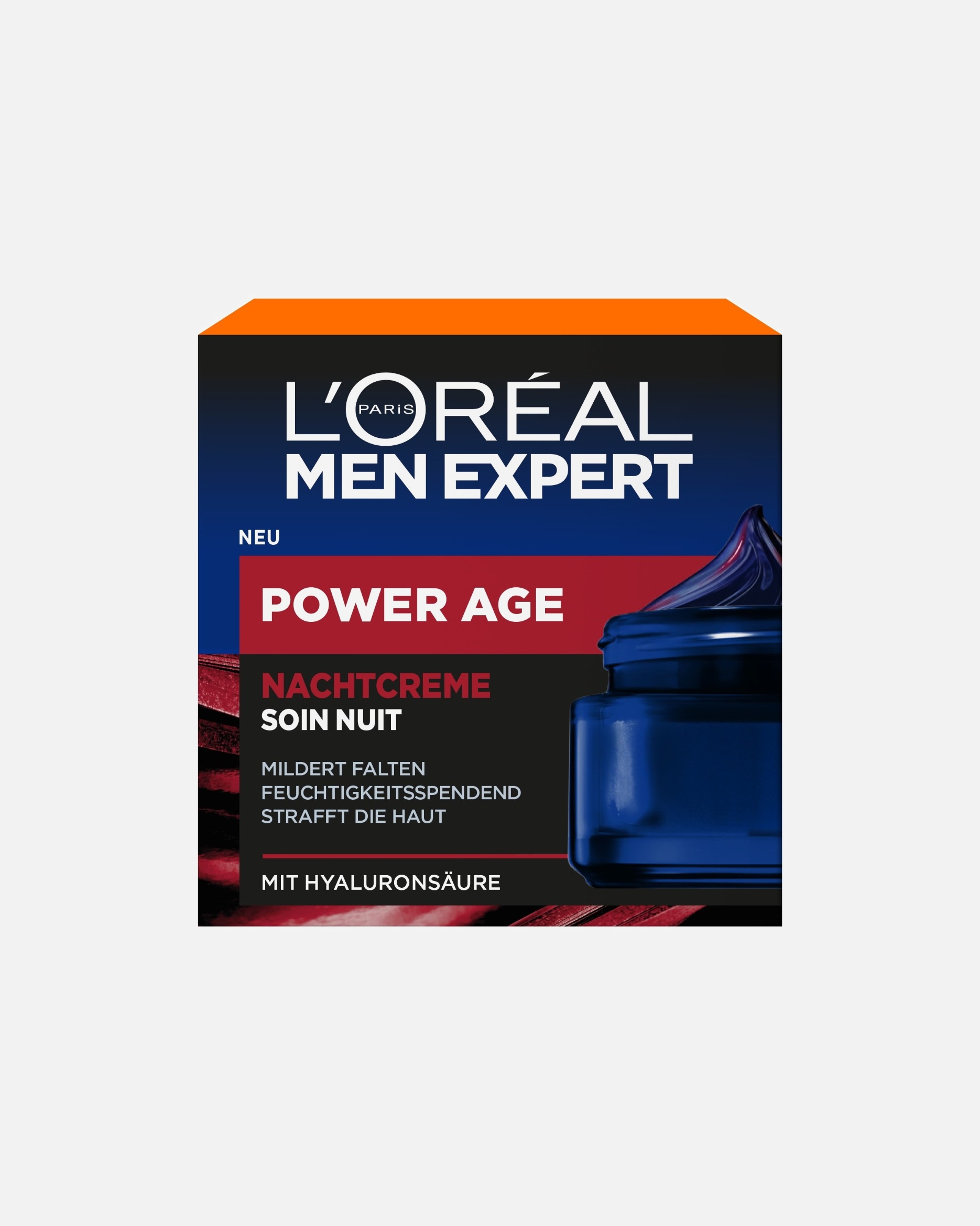 Nachtcreme für Männlich L’Oréal Paris Anti-Aging mit Hyaluronsäure 50 ml