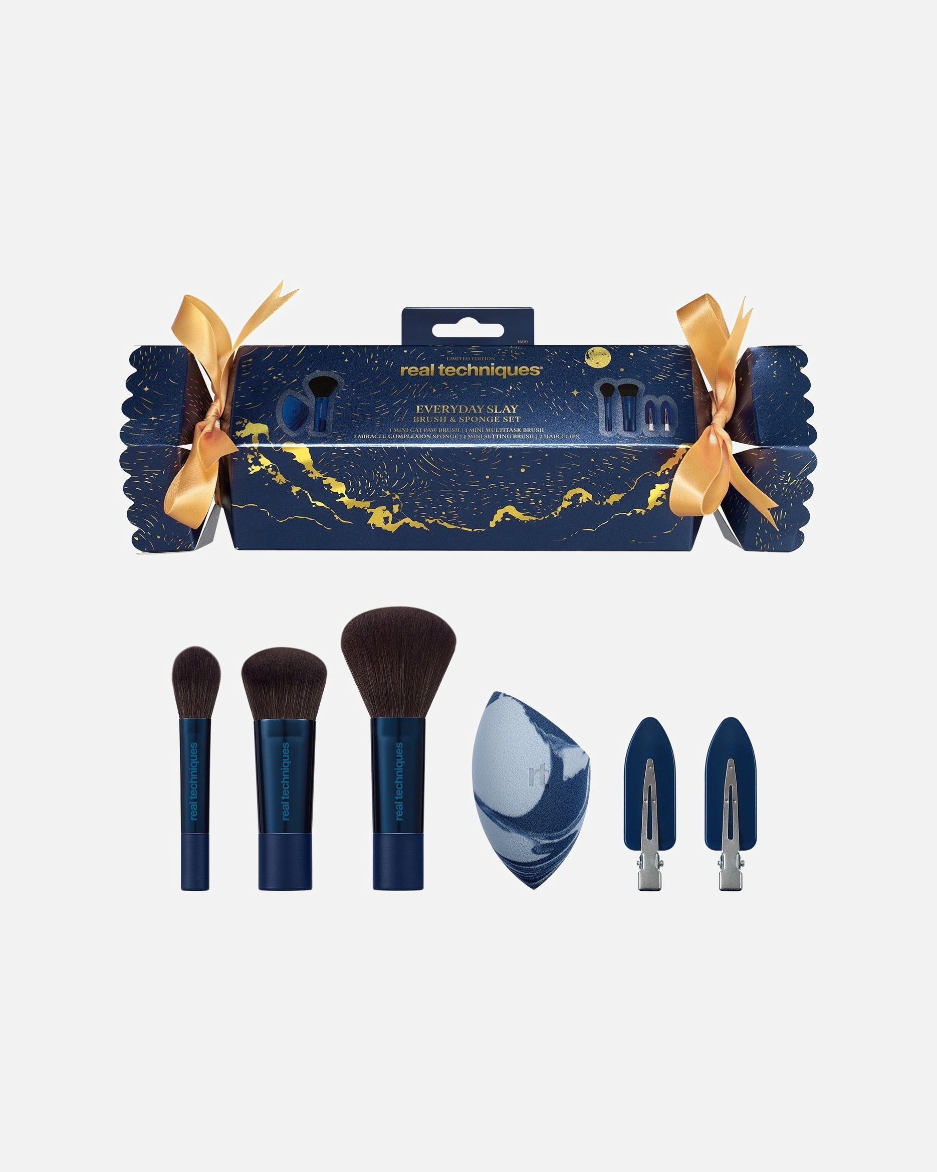Pinselset für Unisex Real Techniques Everyday Brush&Sponge Set 1 Stück