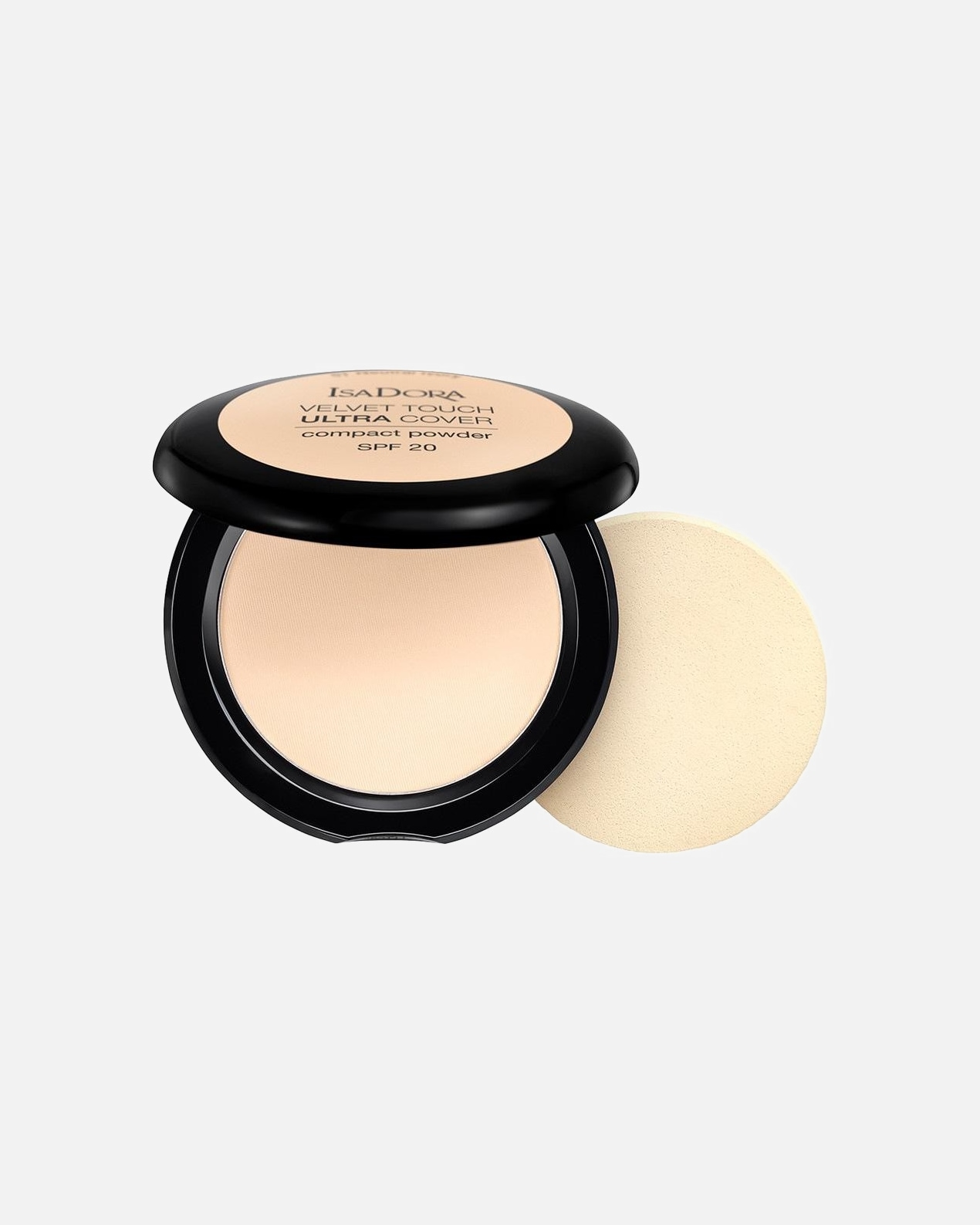 Puder für Unisex Isadora Velvet Touch Ultra Cover Compact Nr.60 - Fair Porcelain
