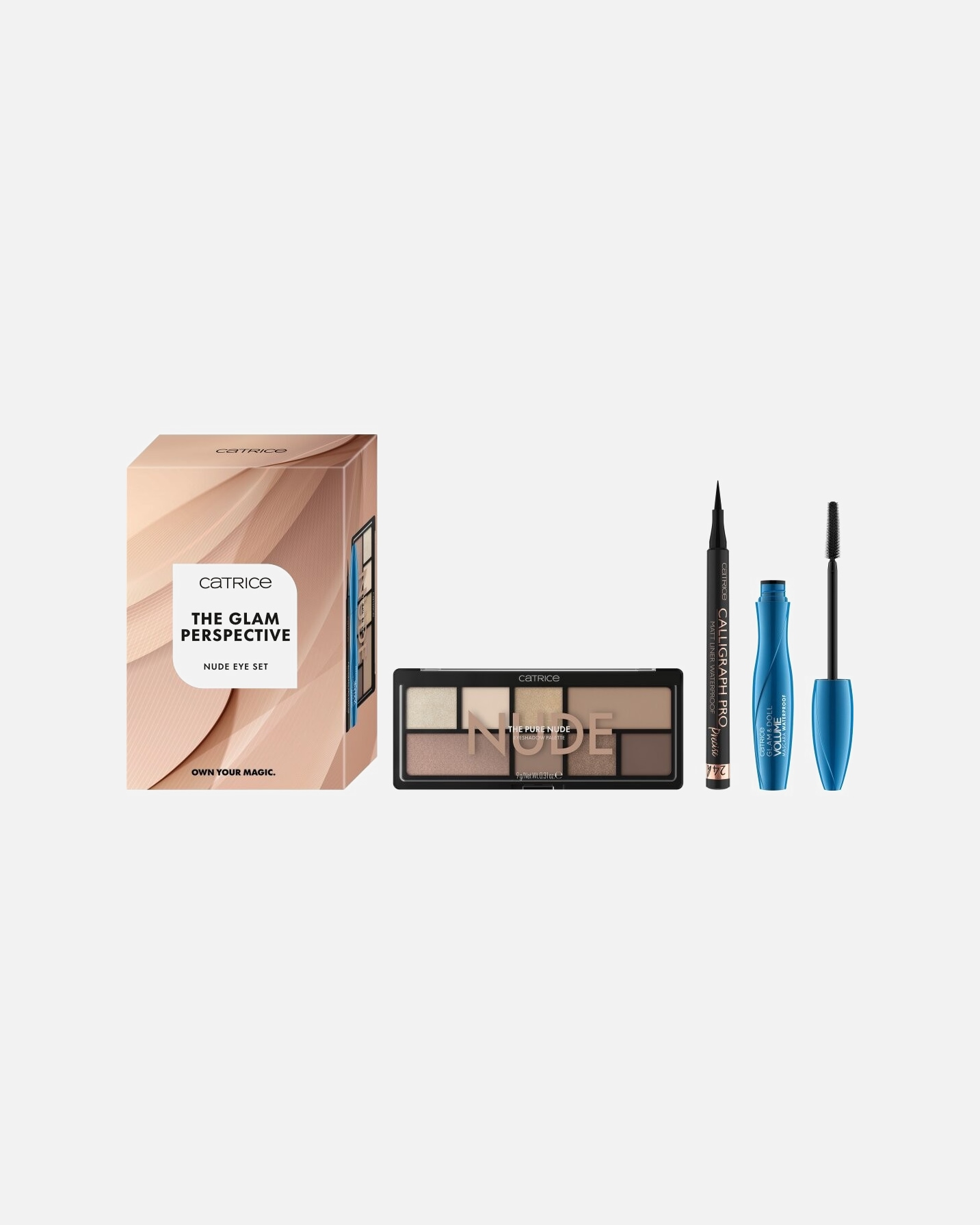 Augen Make-up Set für Unisex Catrice The Glam Perspective Nude 1 Stück