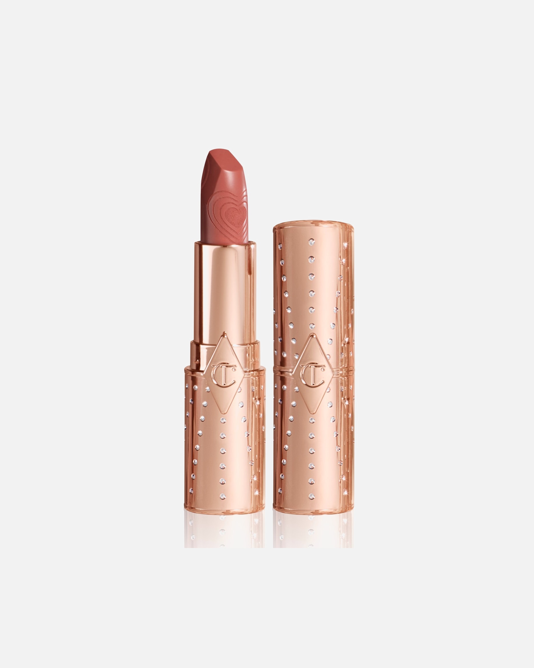 Lippenstift für Unisex Charlotte Tilbury Look of Love K.I.S.S.I.N.G NUDE ROMANCE