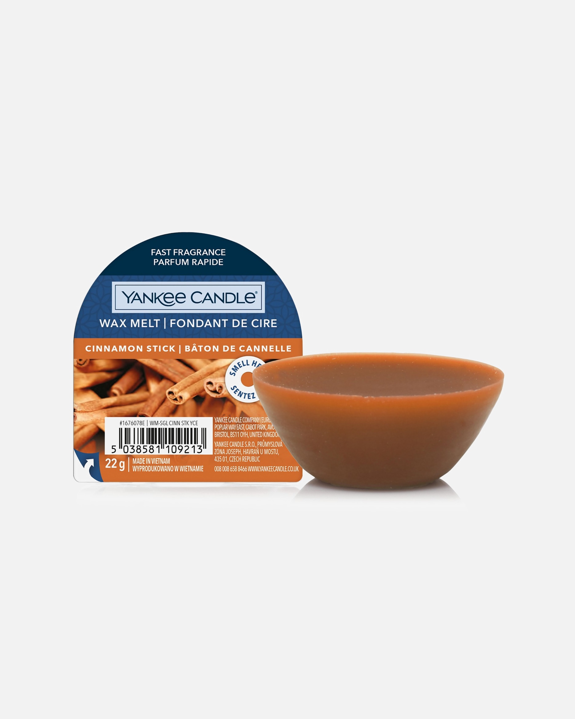 Kerze für Unisex YANKEE CANDLE Wax Melt 22 g - Cinnamon Stick