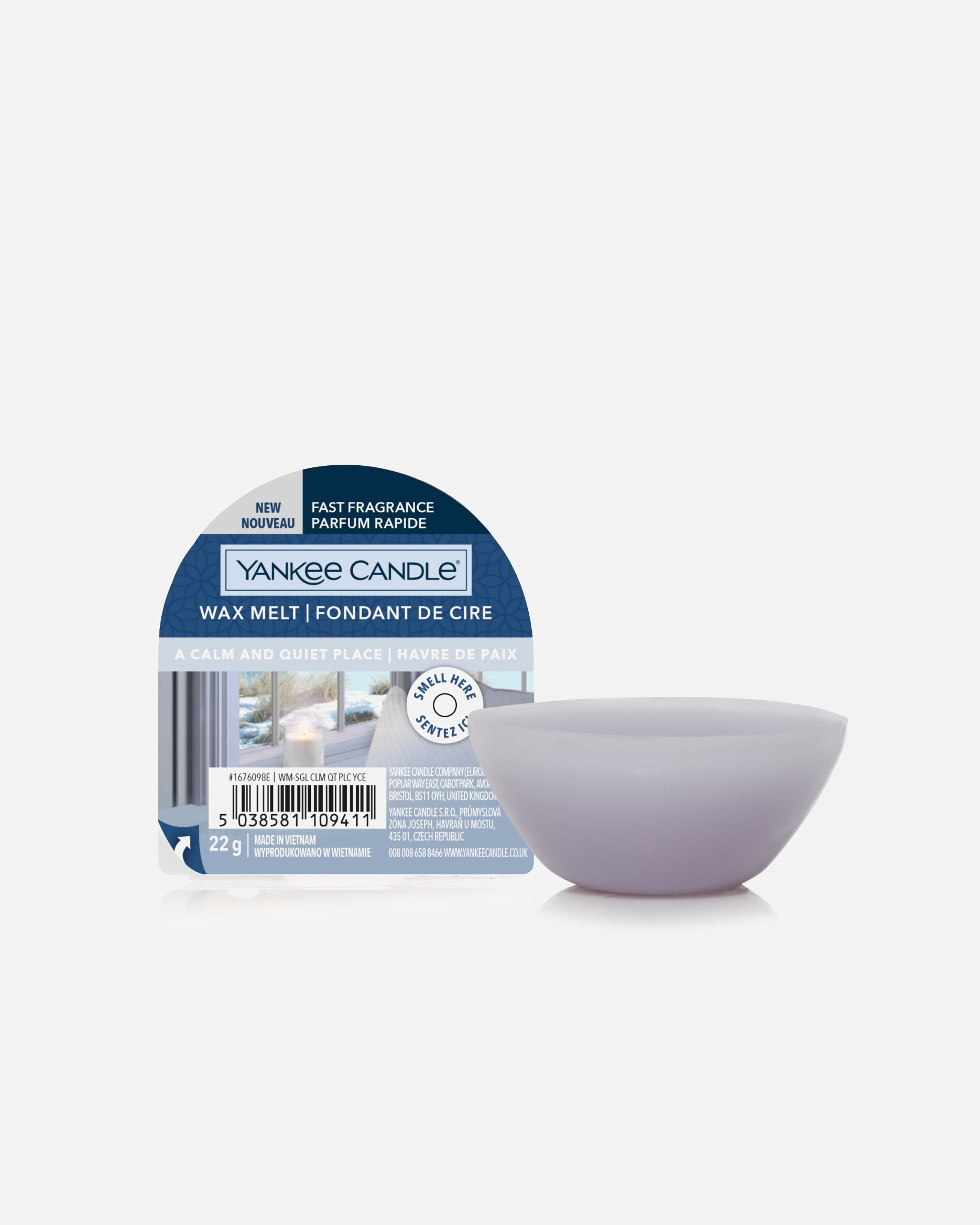Kerze für Unisex YANKEE CANDLE Wax Melt 22 g - A Calm And Quiet Place