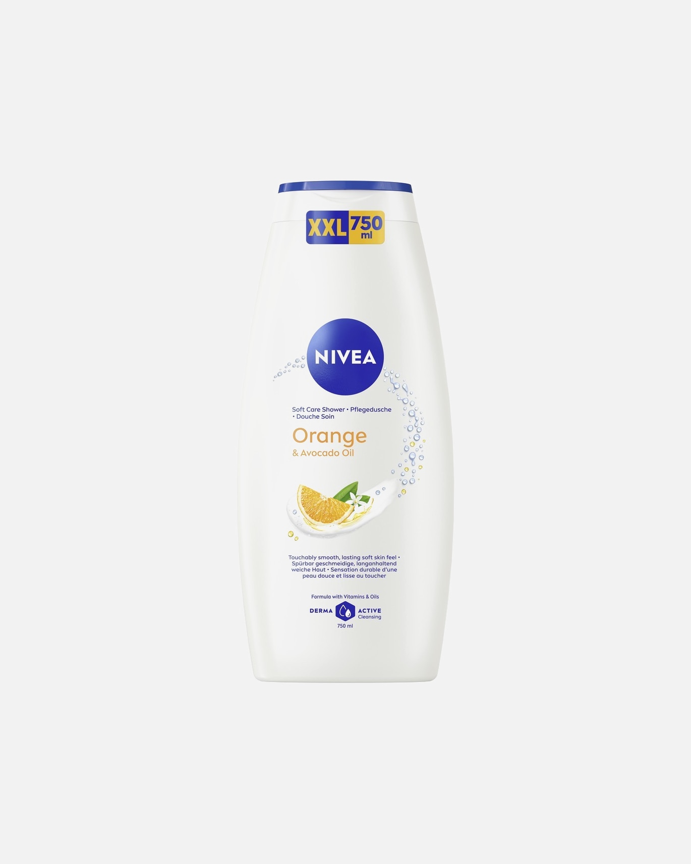 Duschgel für Unisex NIVEA Orange & Avocado Oil 750 ml
