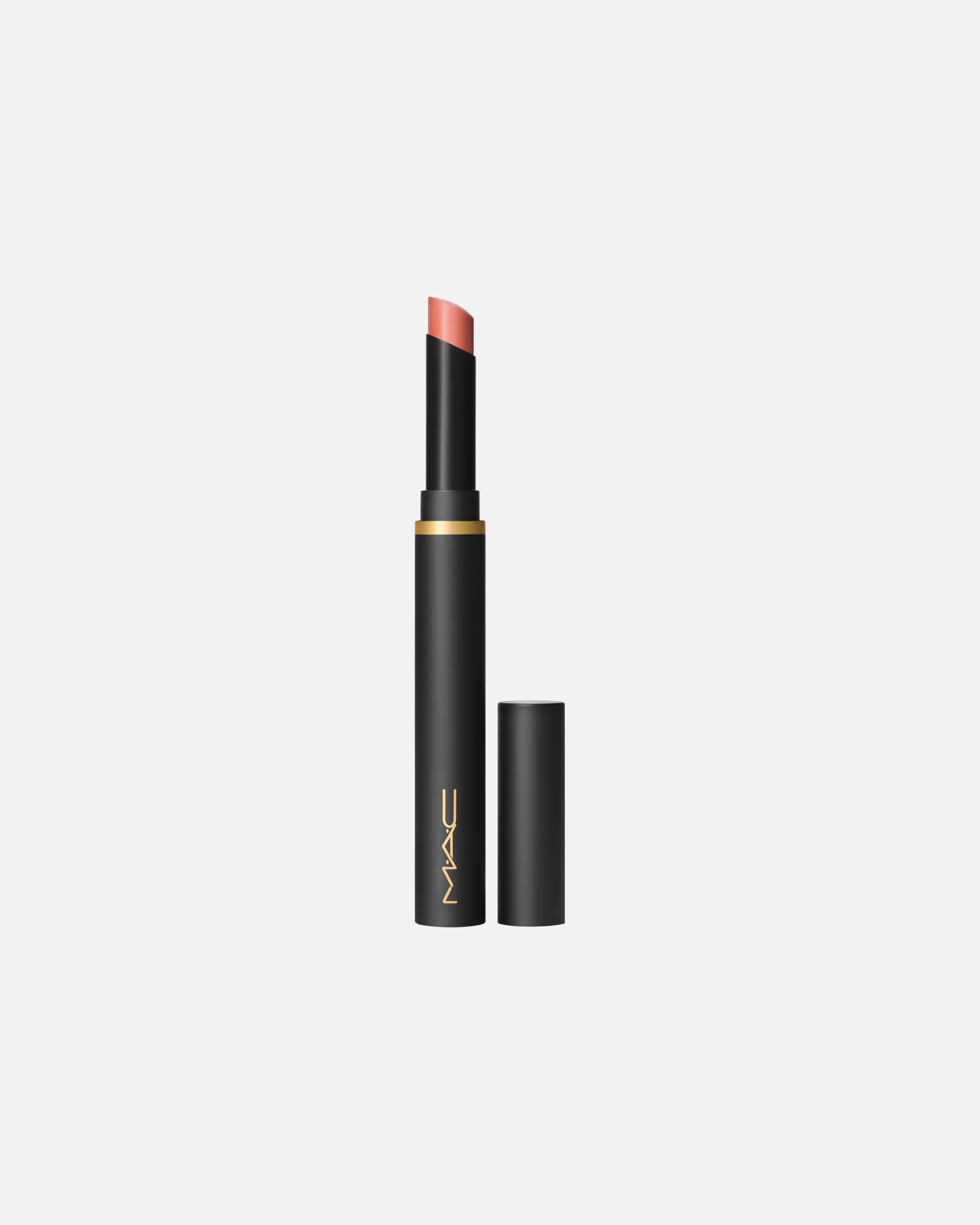 Lippenstift für Unisex MAC Powder Kiss Velvet Blur Slim Stick MULL IT OVER