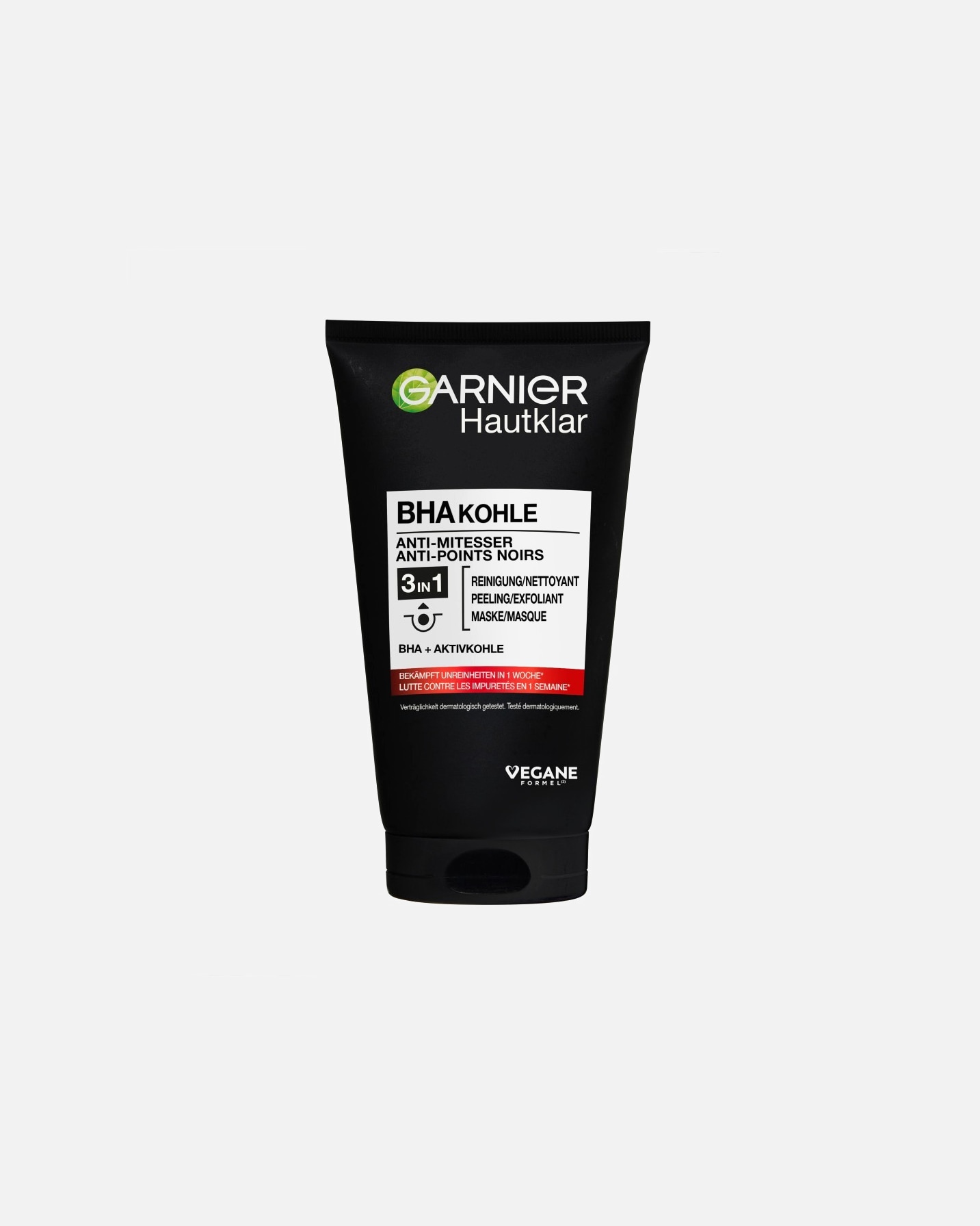 Reinigungsgel für Weiblich Garnier Skin Active Hautklar 3-in-1 Anti-Mitesser Reinigung, Peeling und Maske 150 ml
