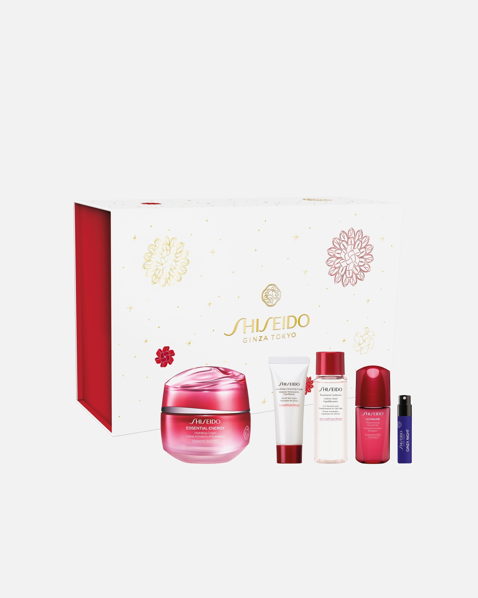 Gesichtspflegeset für Unisex Shiseido Essential Energy HOLIDAY KIT 1 Stück