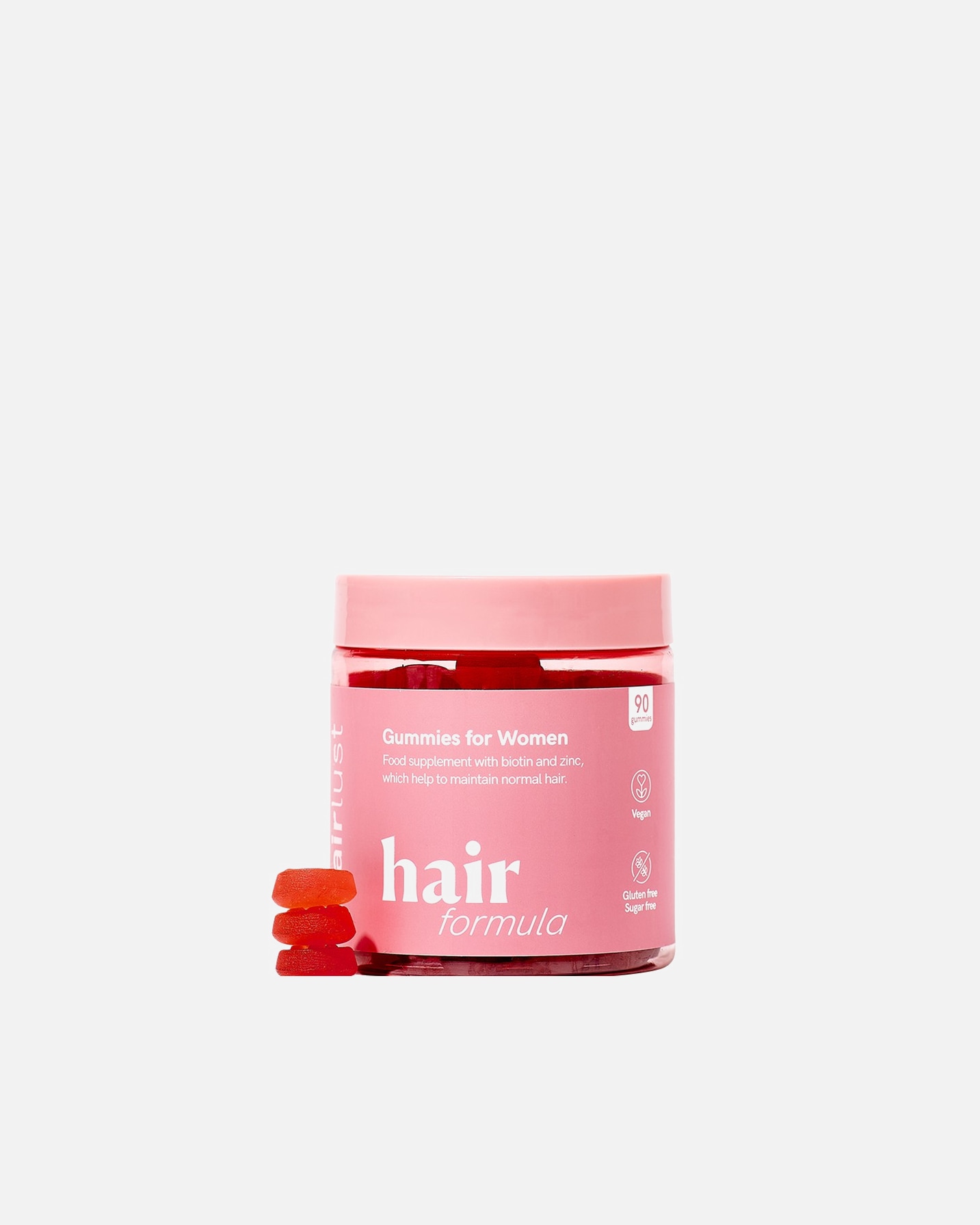 Nahrungsergänzung Haare für Weiblich Hairlust Hair Formula Gummies for Women 228 Gramm