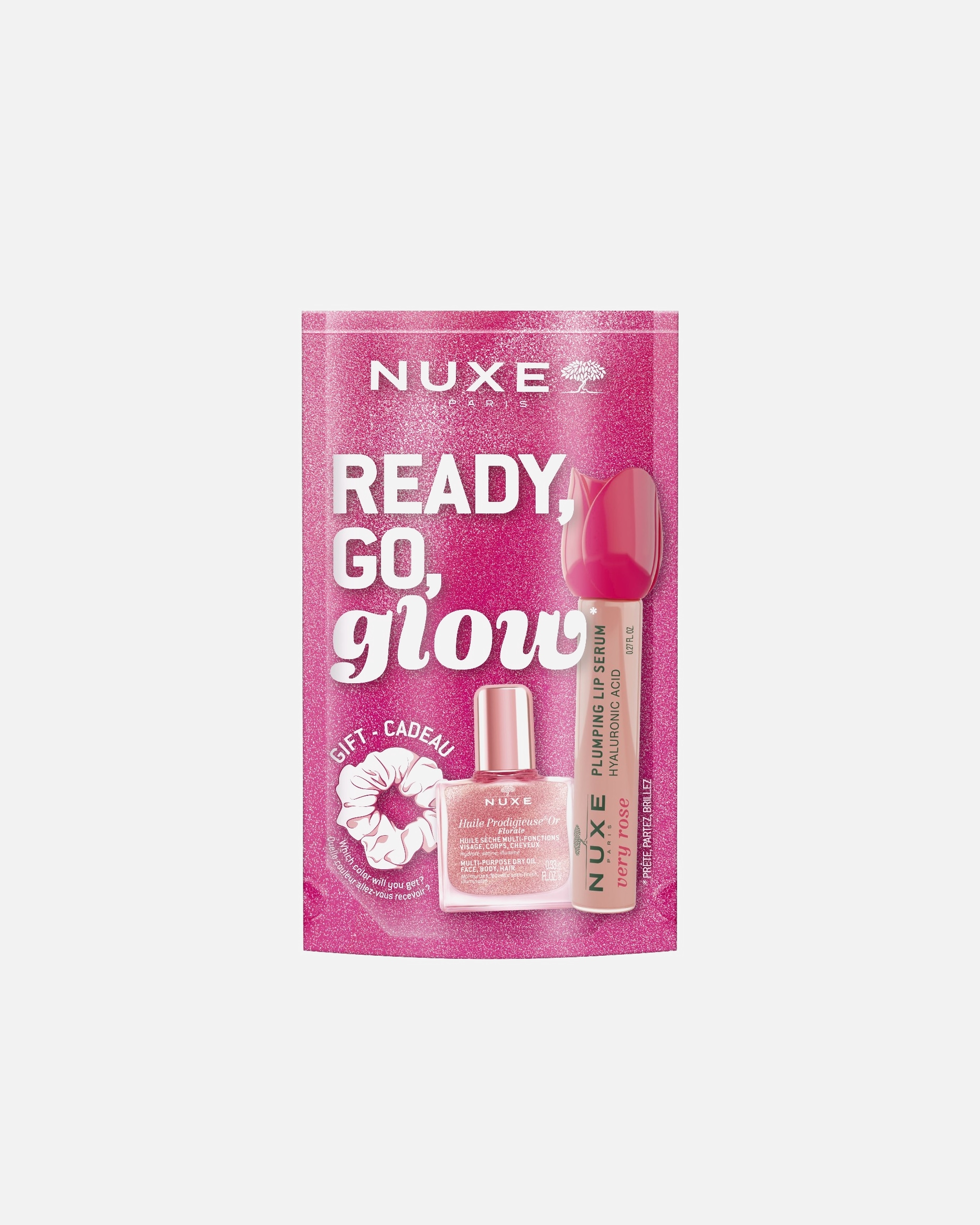 Reiseset für Weiblich NUXE Very Rose READY, GO, GLOW Meine 3 Beauty-Essentials für jede Gelegenheit 1 Stück