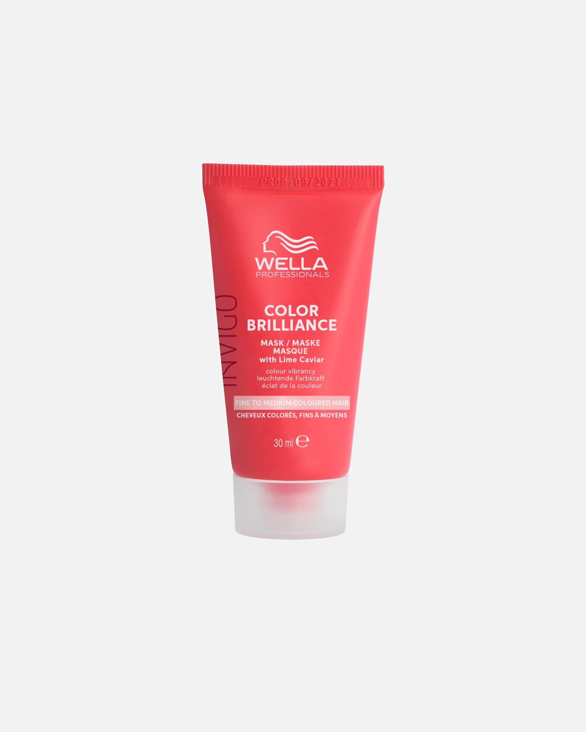 Haarmaske für Unisex Wella INVIGO Color Brilliance with Lime Caviar - Fine to Medium Coloured Hair 30 ml