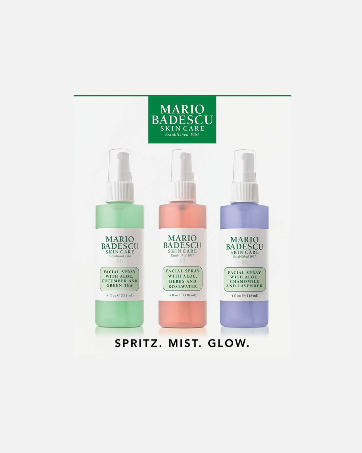 Gesichtspflegeset für Unisex Mario Badescu Face Spa Spritz Mist Glow Set 1 Stück