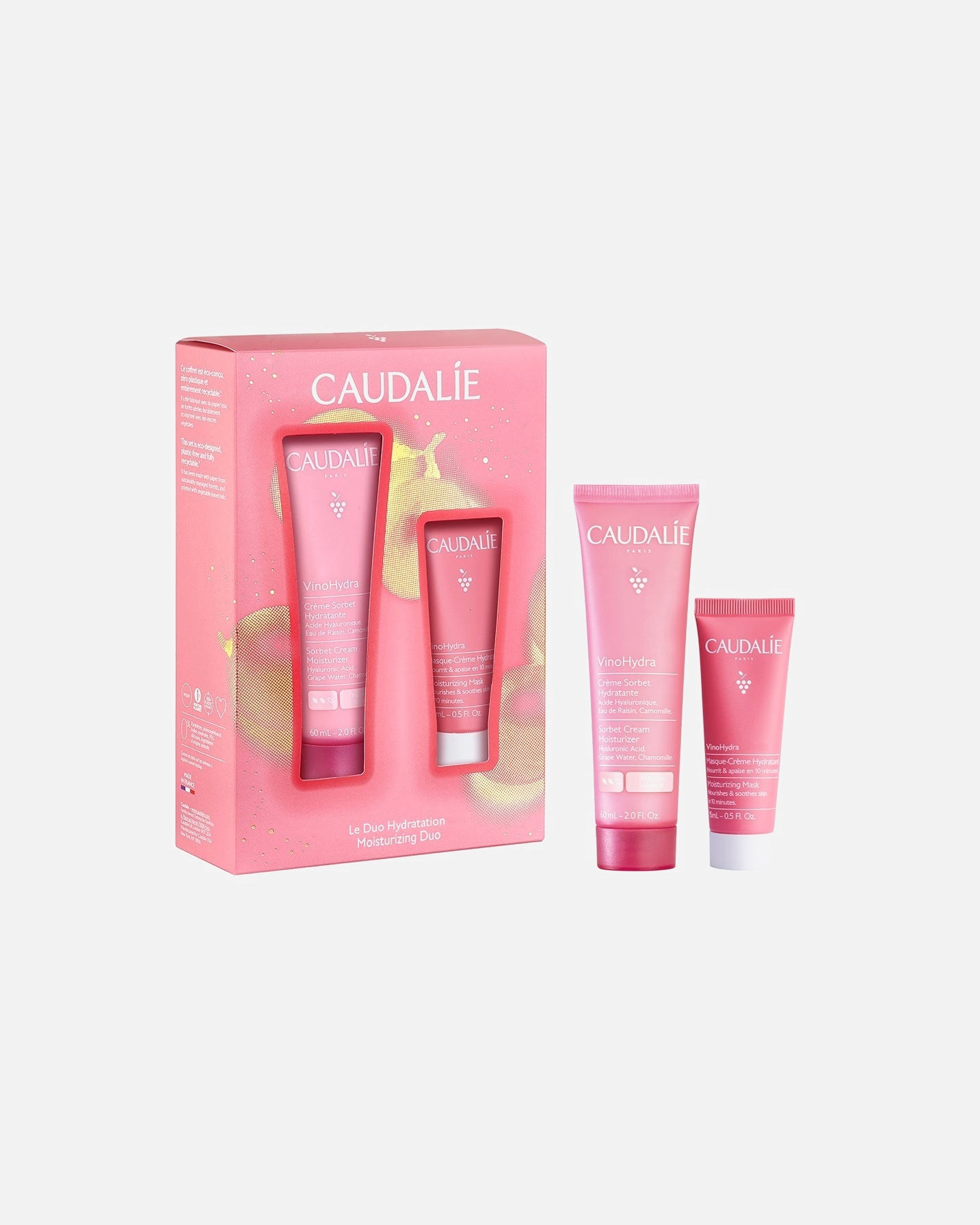 Gesichtspflegeset für Unisex Caudalie Vinohydra Sorbet Creme Set - Xmas 2024 1 Stück