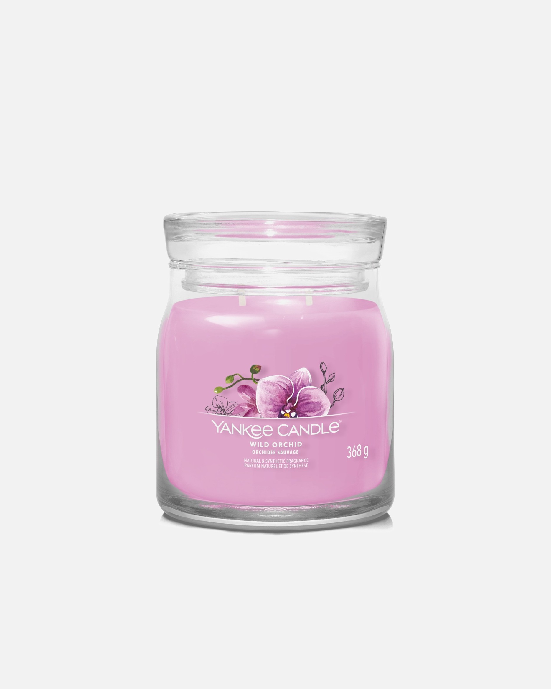 Kerze für Unisex YANKEE CANDLE Wild Orchid 368 g - Signature